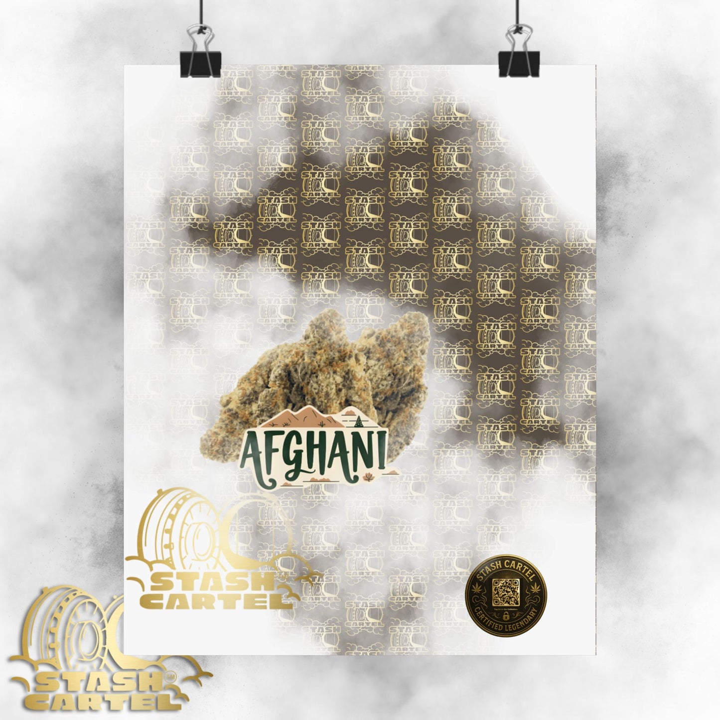 🧿 "Afghani" Landrace Indica Heritage Poster