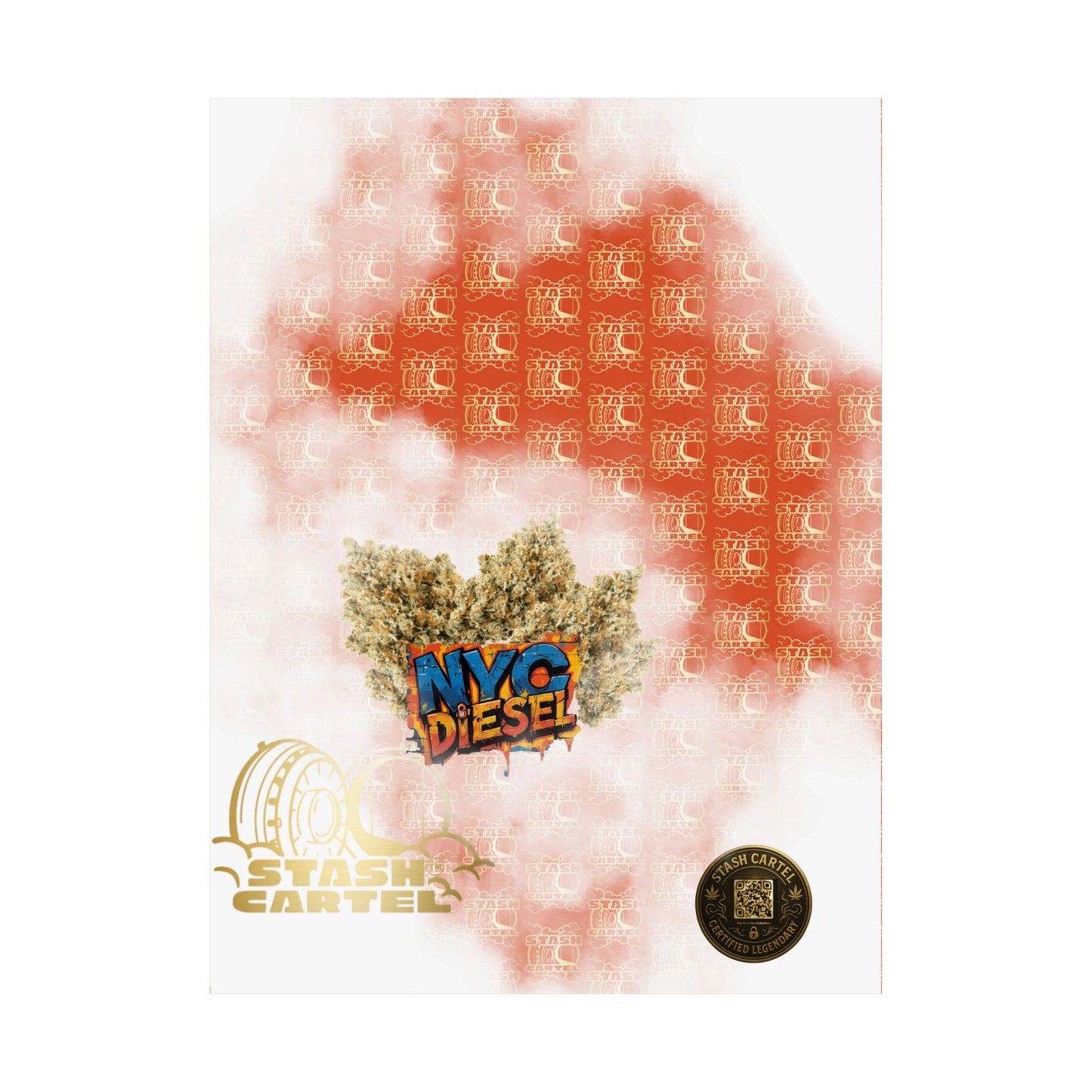 🗽⛽ NYC Diesel Poster – Iconic Sativa-Dominant Hybrid with Grapefruit Citrus & East Coast Funk