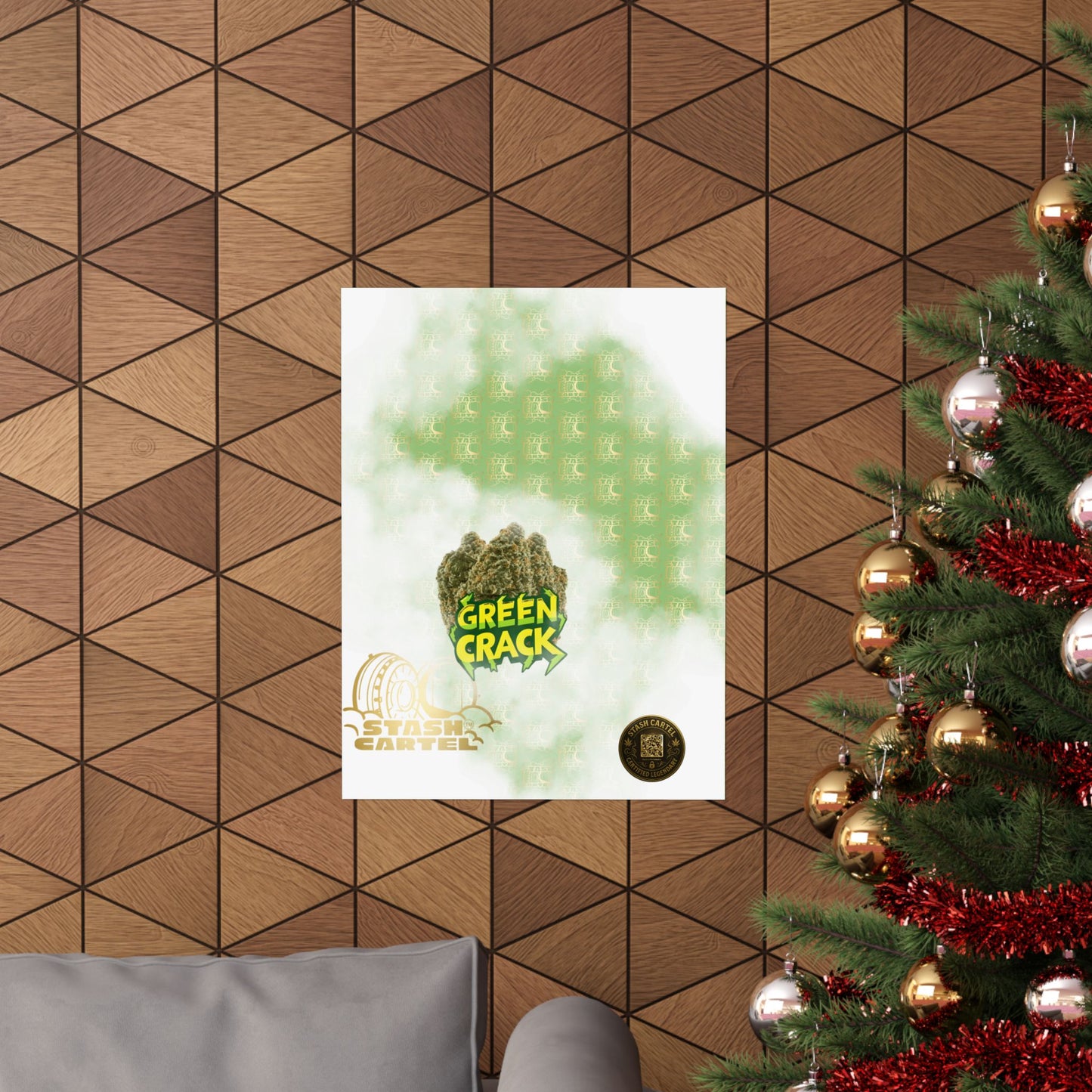 ⚡ "Green Crack" High-Energy Sativa Poster Print