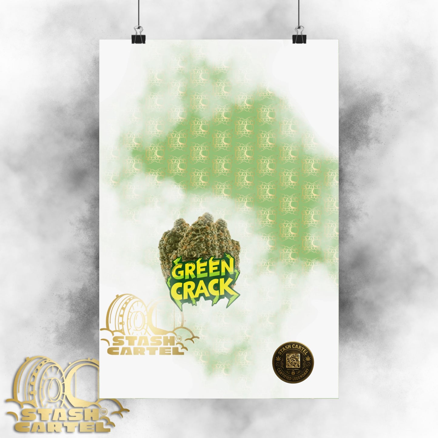 ⚡ "Green Crack" High-Energy Sativa Poster Print