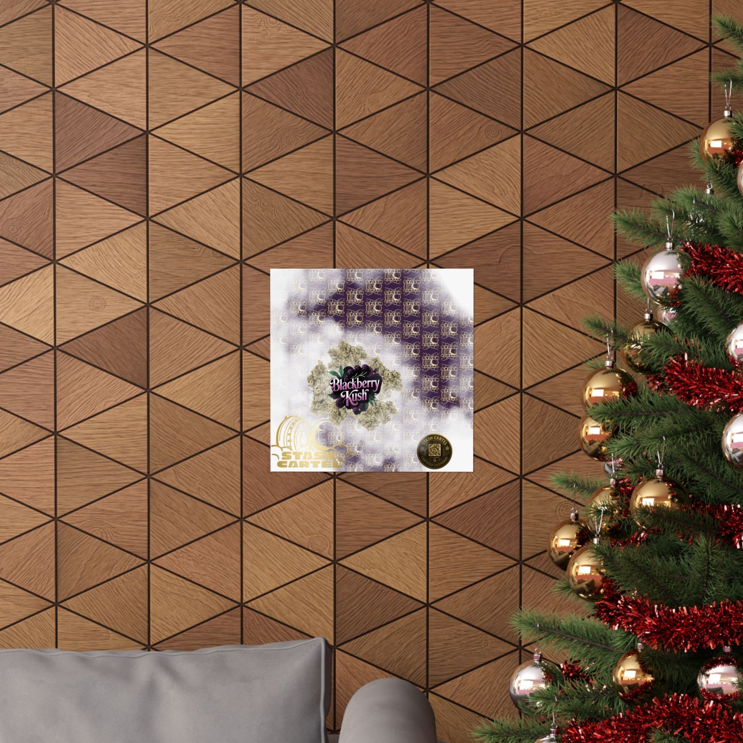 🫐 "Blackberry Kush" Midnight Indica Poster