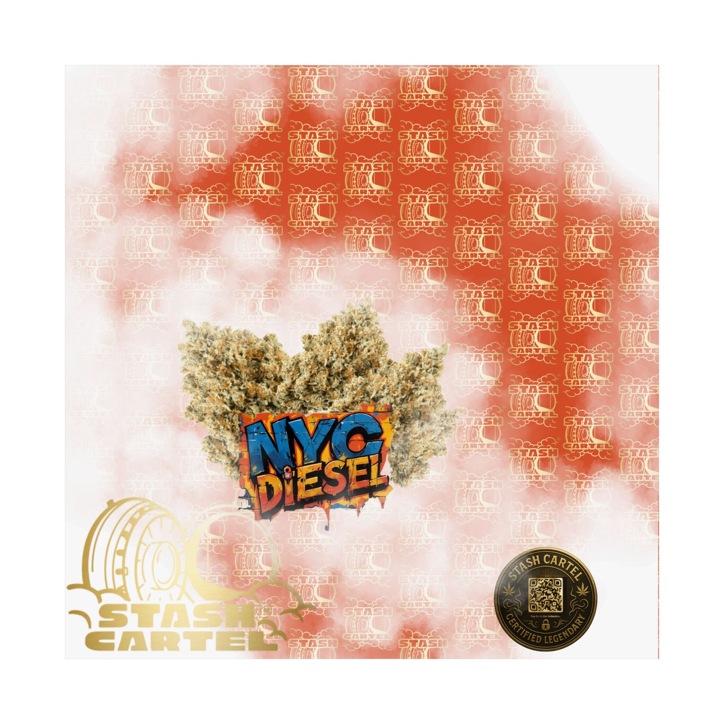 🗽⛽ NYC Diesel Poster – Iconic Sativa-Dominant Hybrid with Grapefruit Citrus & East Coast Funk