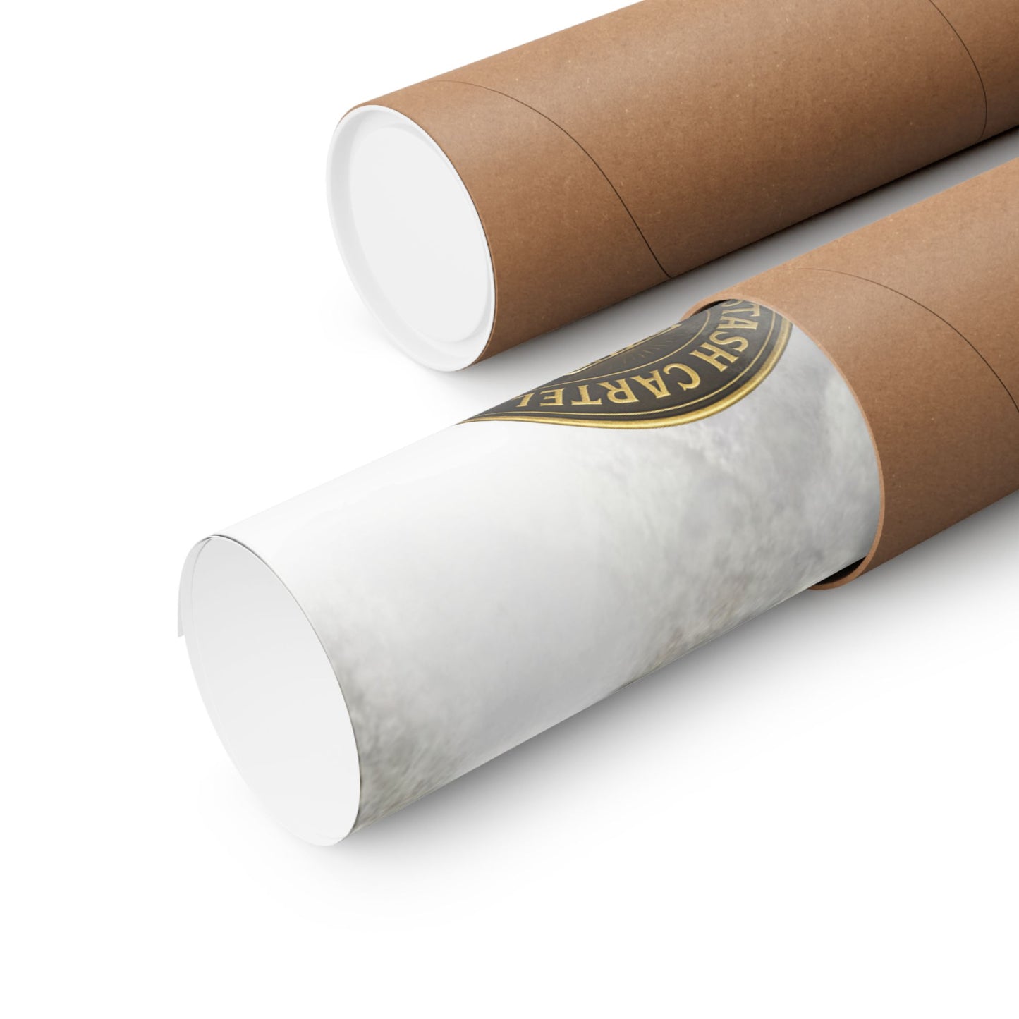 🌬️ "Gush Mintz" Hybrid Poster Print – Ice-Cold Cannabis Wall Art with Minty Drip