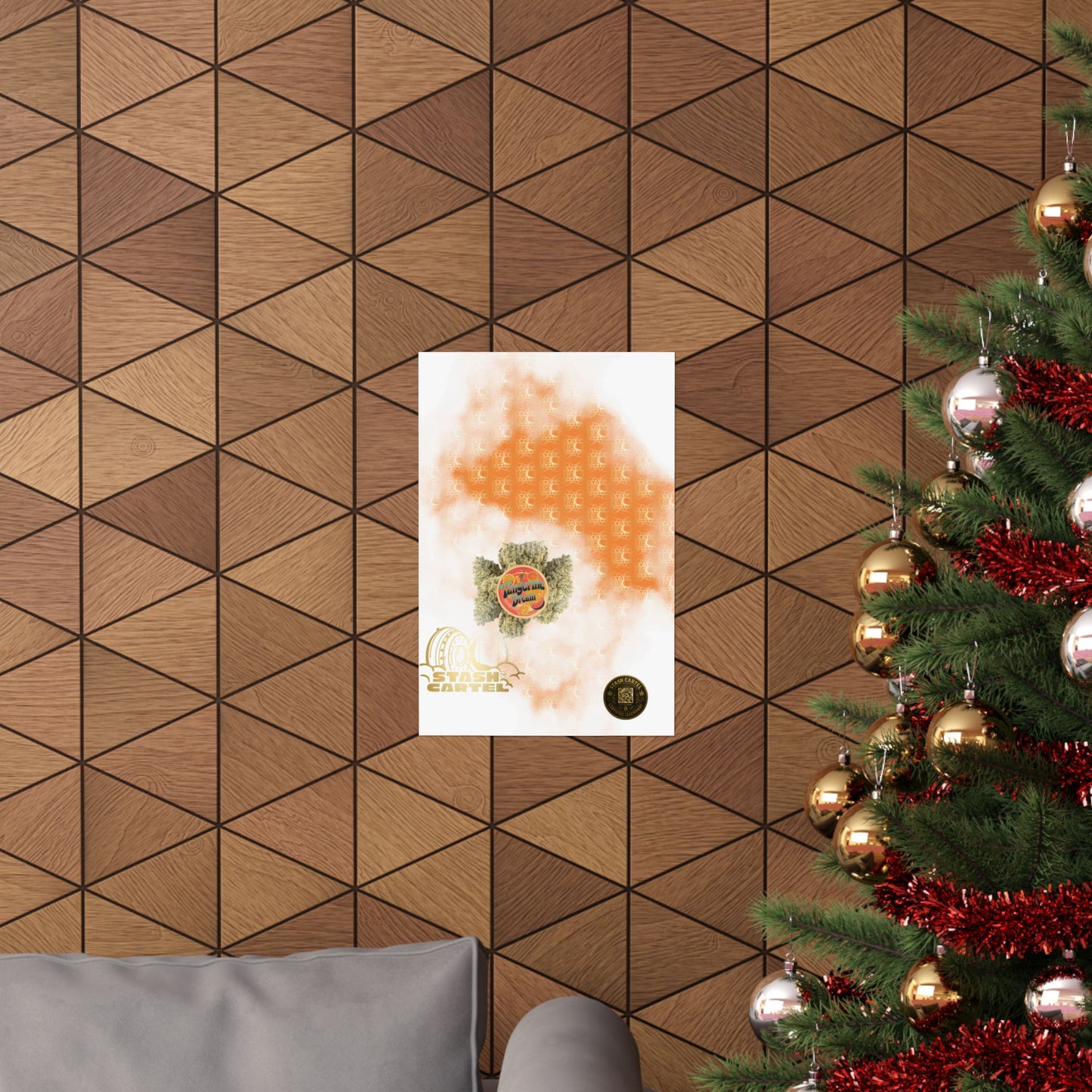 🍊💭 Tangerine Dream Poster – Legendary Sativa Hybrid with Citrus Zest & Euphoric Clarity