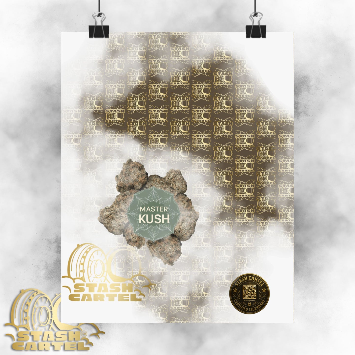 🧘‍♂️ "Master Kush" Classic Amsterdam Indica Poster