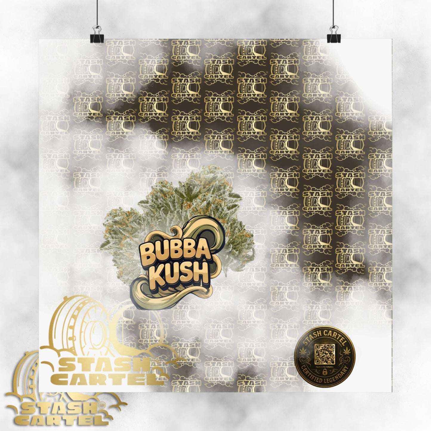 ☕ "Bubba Kush" Classic Nightcap Indica Poster