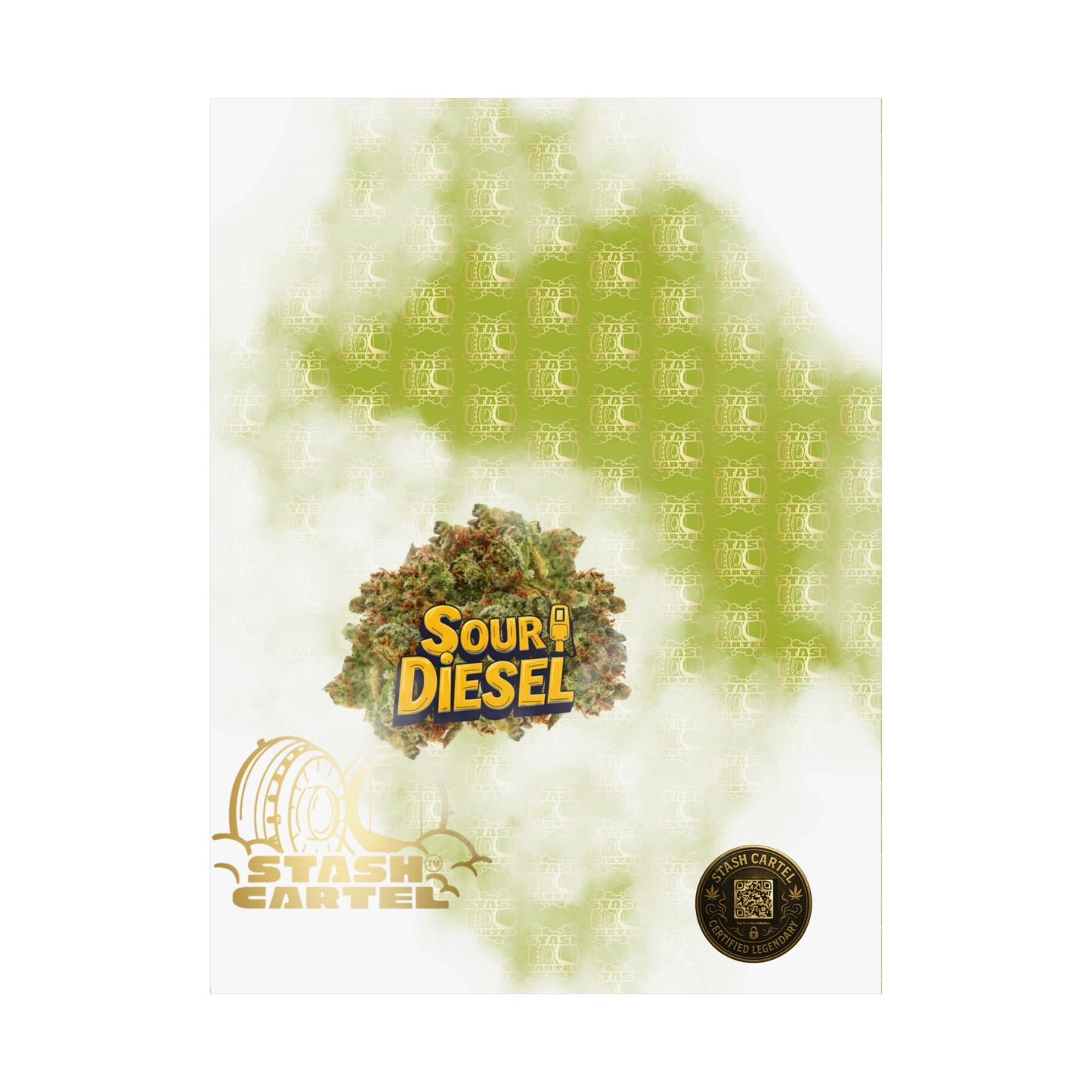 ⚡ "Sour Diesel" Electric Sativa Drip Poster