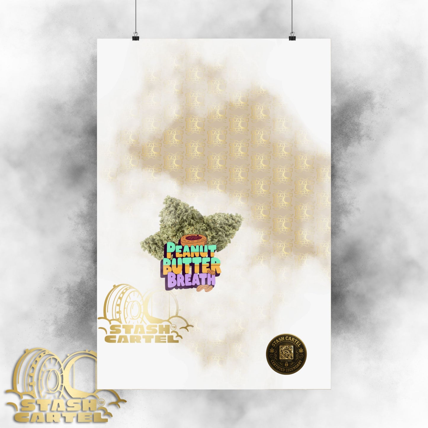 🥜🫁 Peanut Butter Breath Poster – Funky Hybrid Wall Poster for the Flavor Weirdos