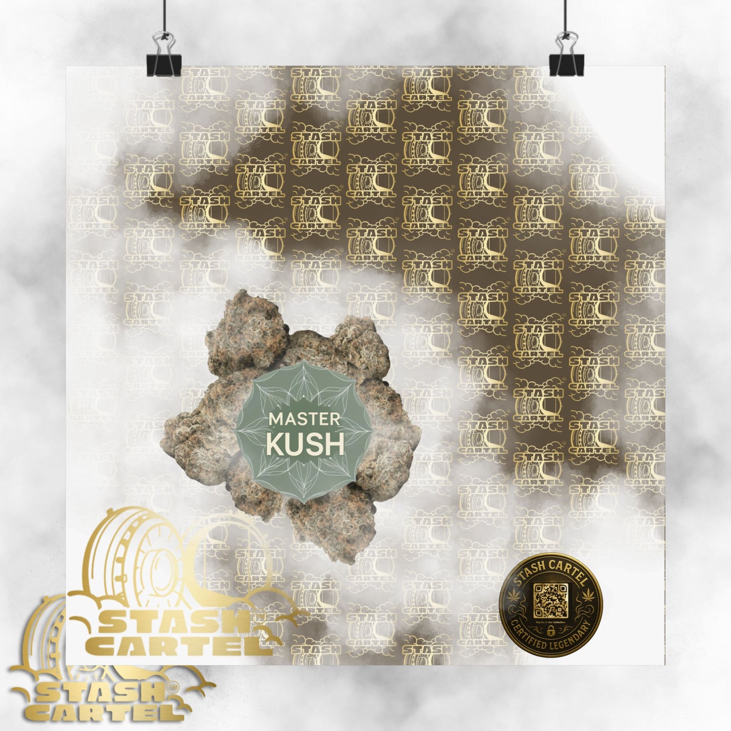 🧘‍♂️ "Master Kush" Classic Amsterdam Indica Poster