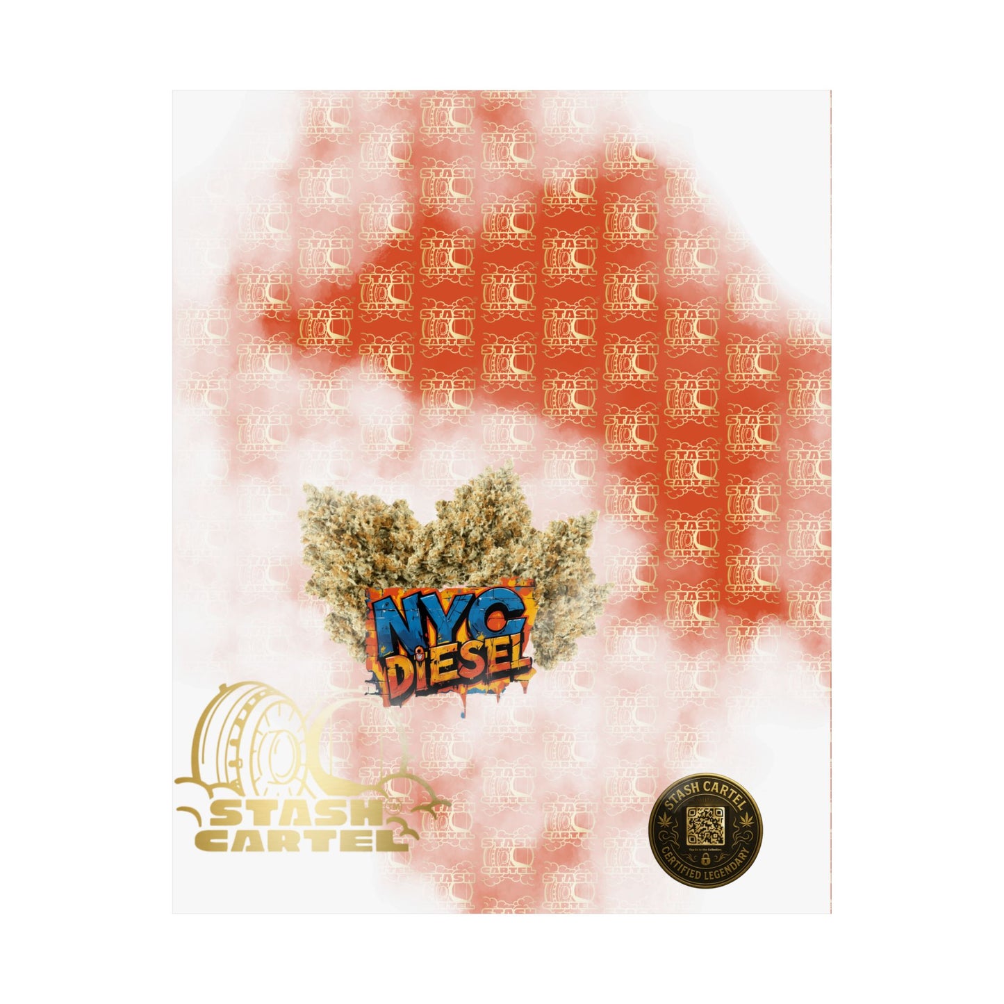 🗽⛽ NYC Diesel Poster – Iconic Sativa-Dominant Hybrid with Grapefruit Citrus & East Coast Funk