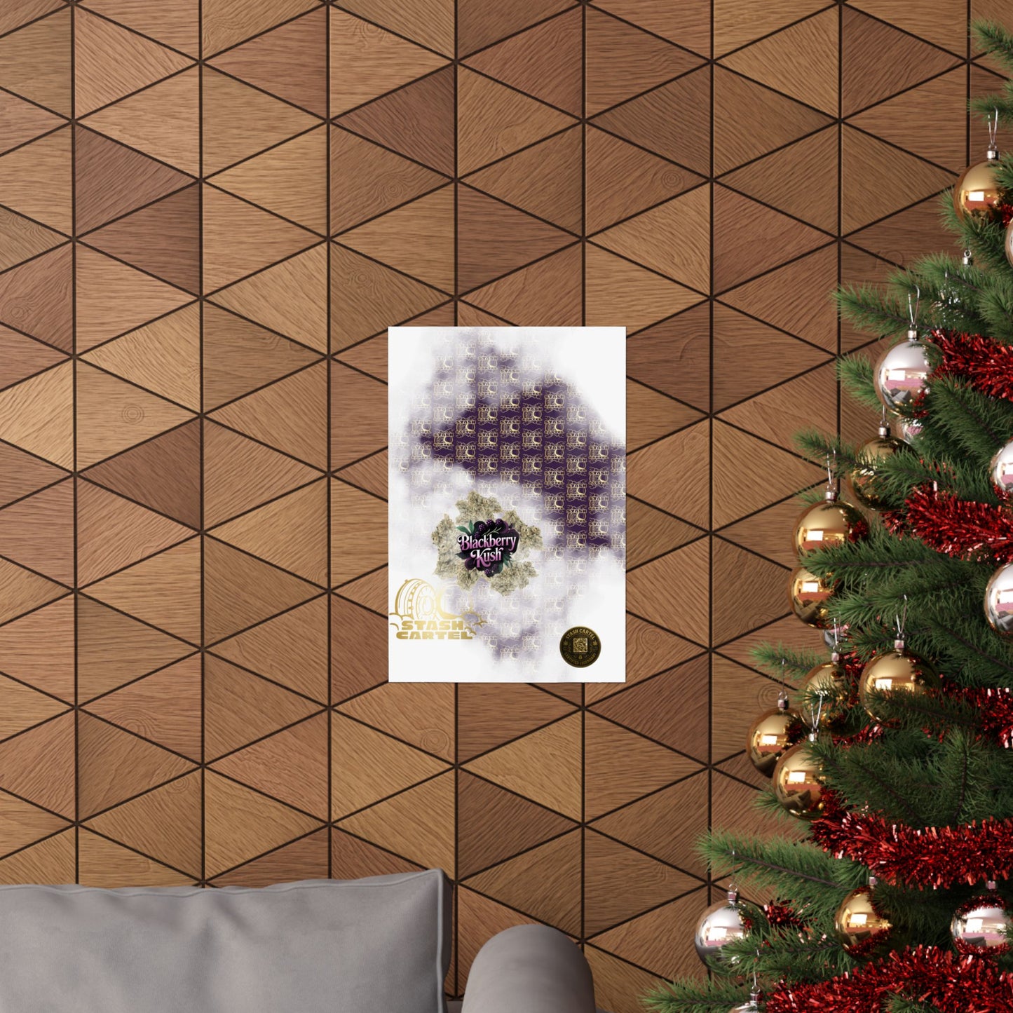 🫐 "Blackberry Kush" Midnight Indica Poster