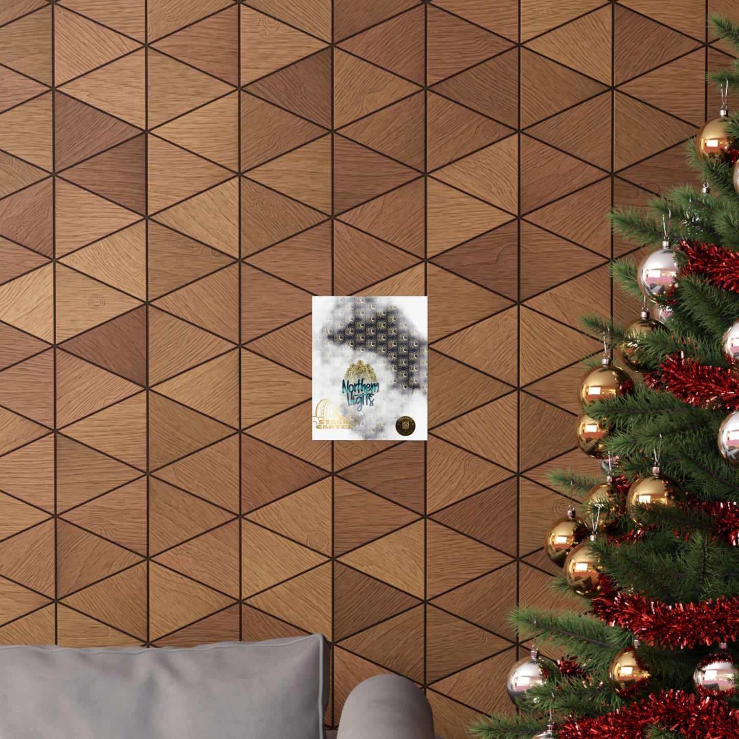 🌌 "Northern Lights" Deep Space Indica Poster