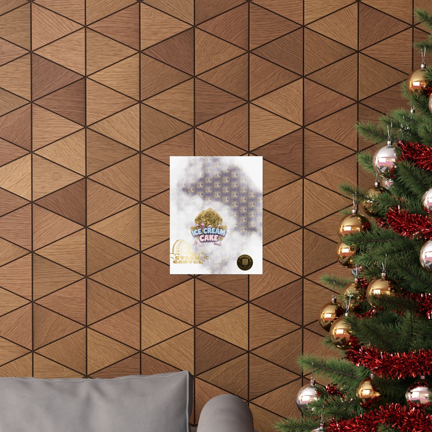 🍦 "Ice Cream Cake" Sedating Indica Dessert Poster