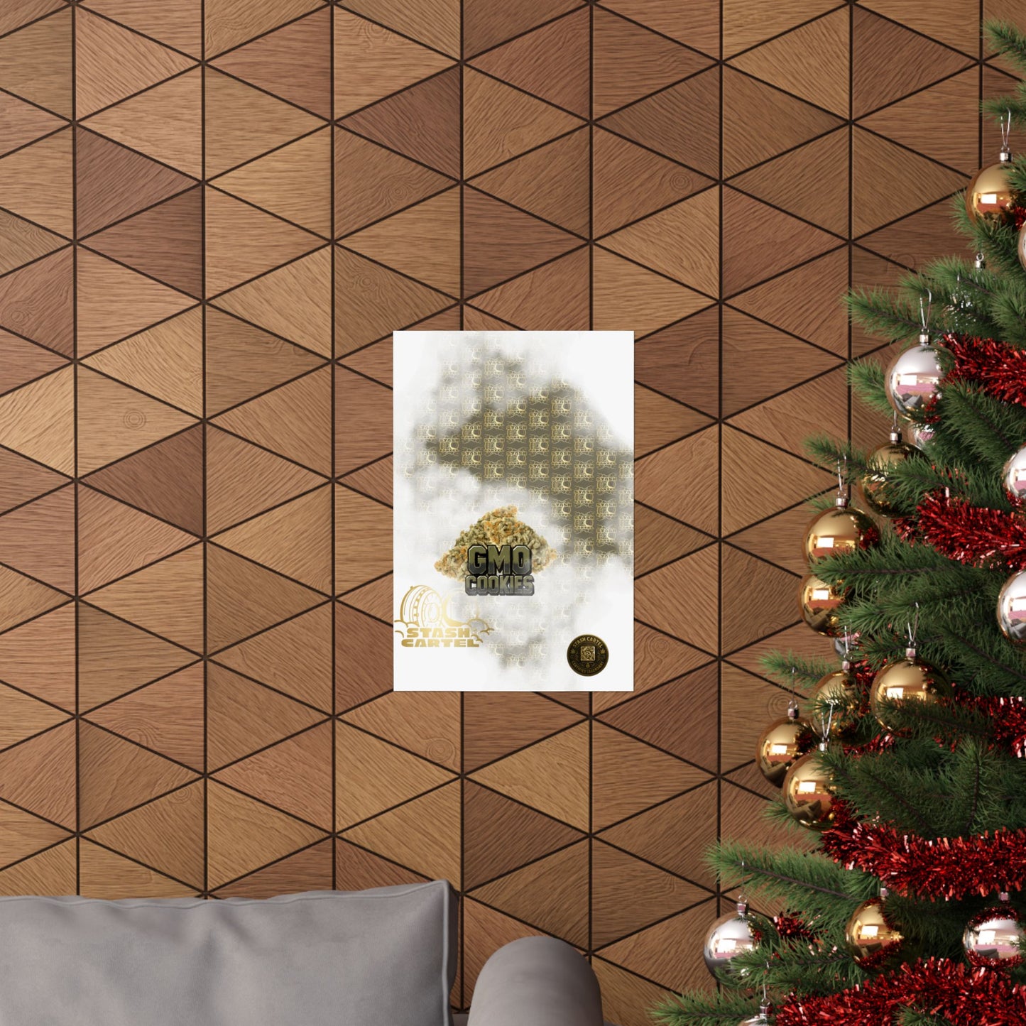 🧄 "GMO Cookies" Heavy-Hitting Indica Gas Poster