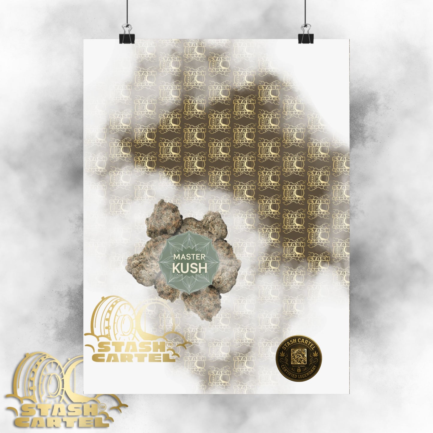 🧘‍♂️ "Master Kush" Classic Amsterdam Indica Poster