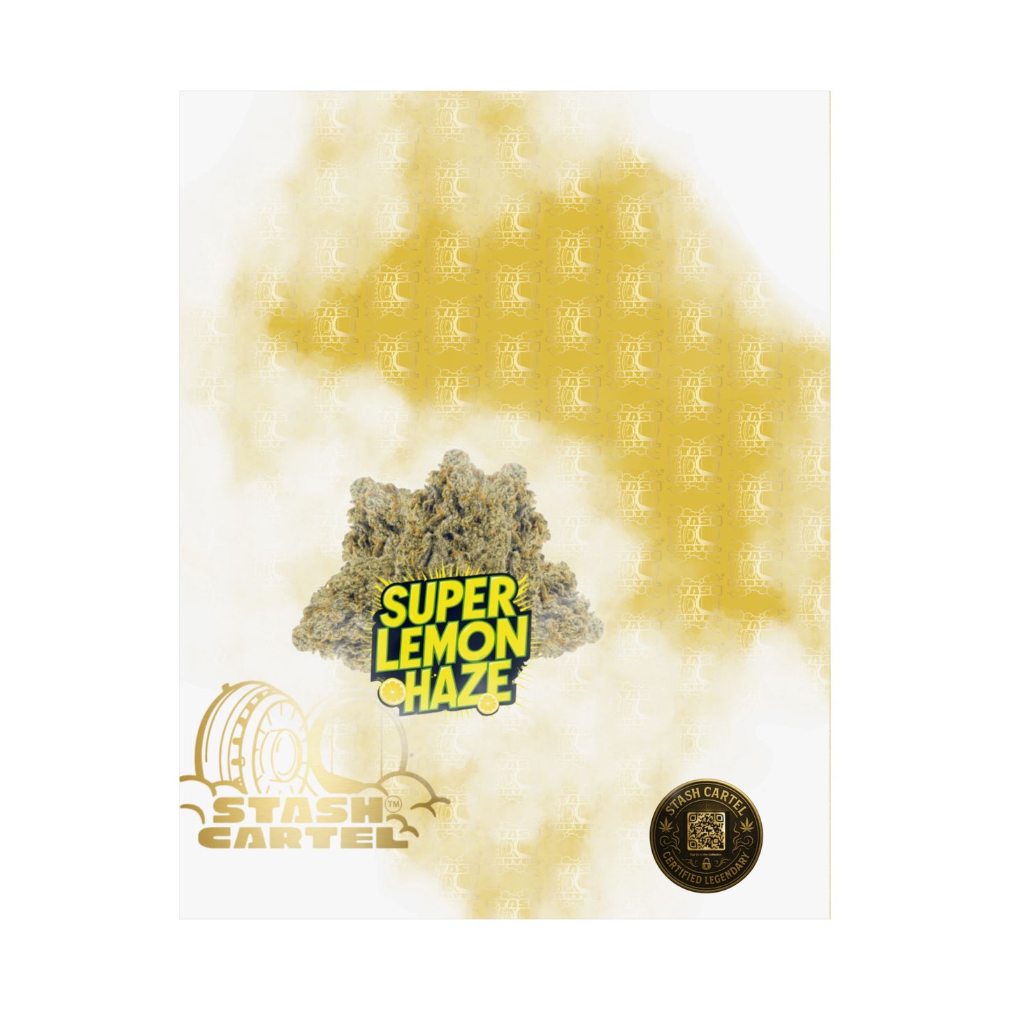🍋 "Super Lemon Haze" Electric Citrus Sativa Poster