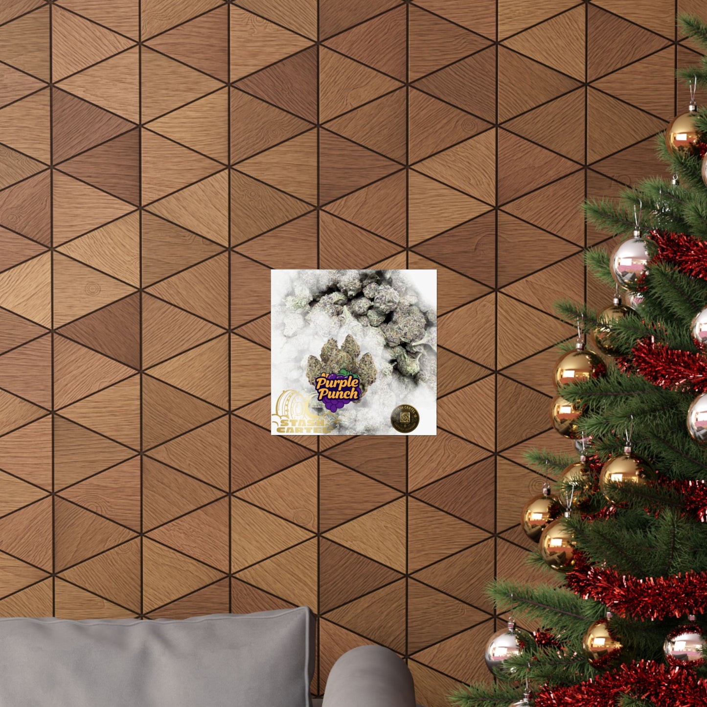 🥊 "Purple Punch" Heavy Indica Flavor Bomb Poster