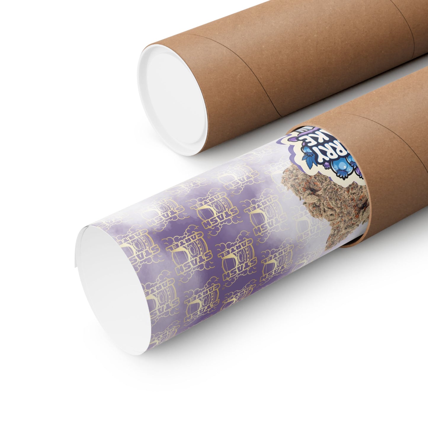 🧁💙 "Blueberry Cupcake" Indica-Hybrid Poster – Berry Baked Bliss