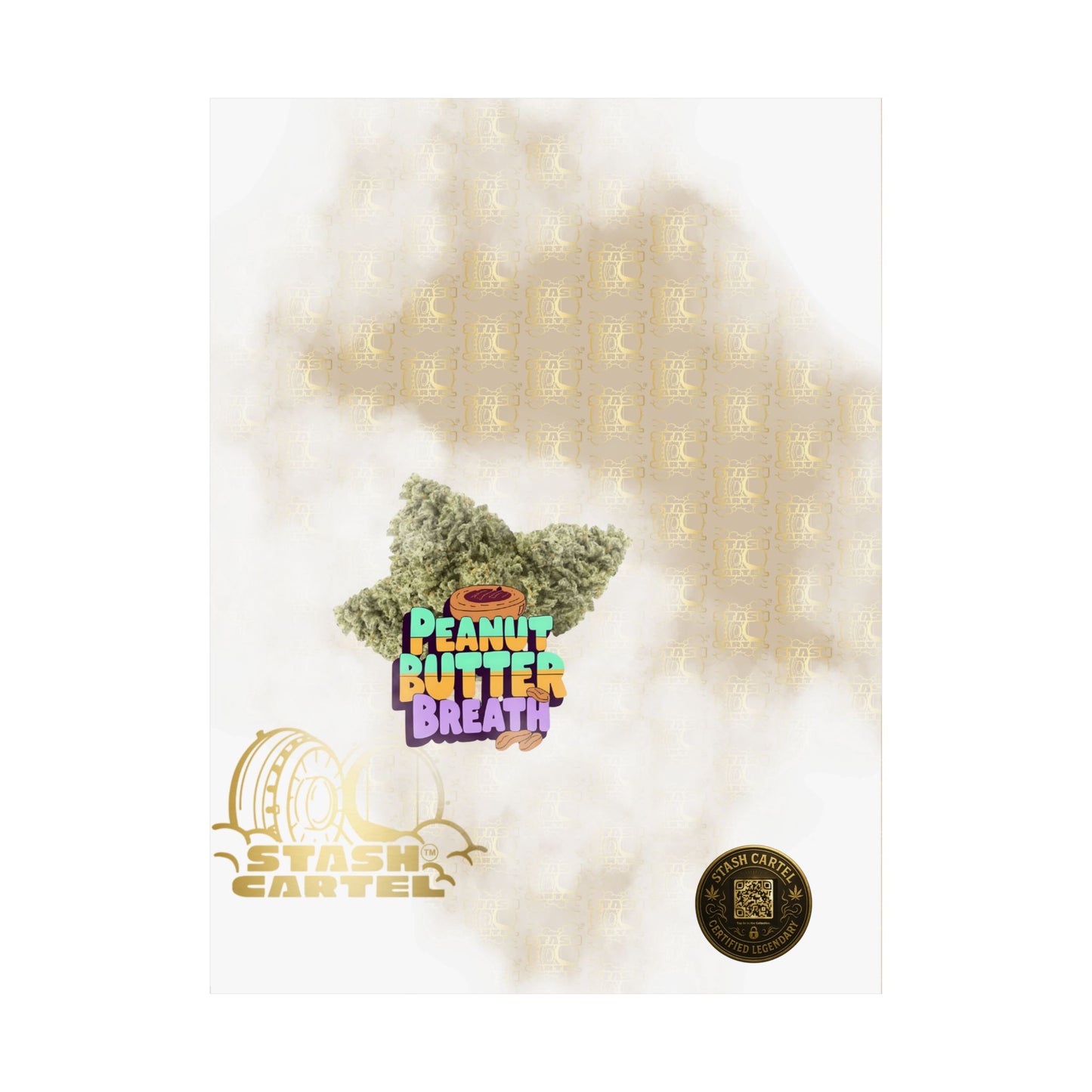 🥜🫁 Peanut Butter Breath Poster – Funky Hybrid Wall Poster for the Flavor Weirdos