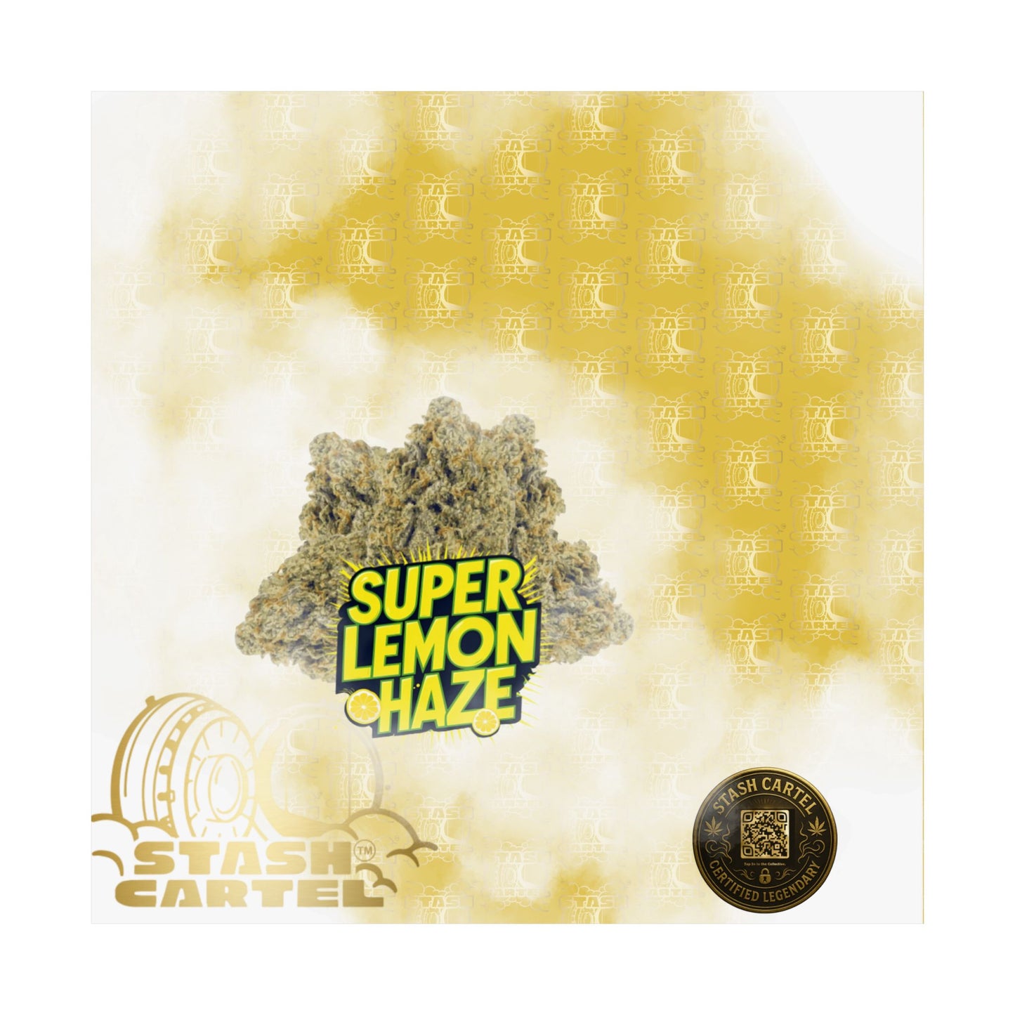 🍋 "Super Lemon Haze" Electric Citrus Sativa Poster