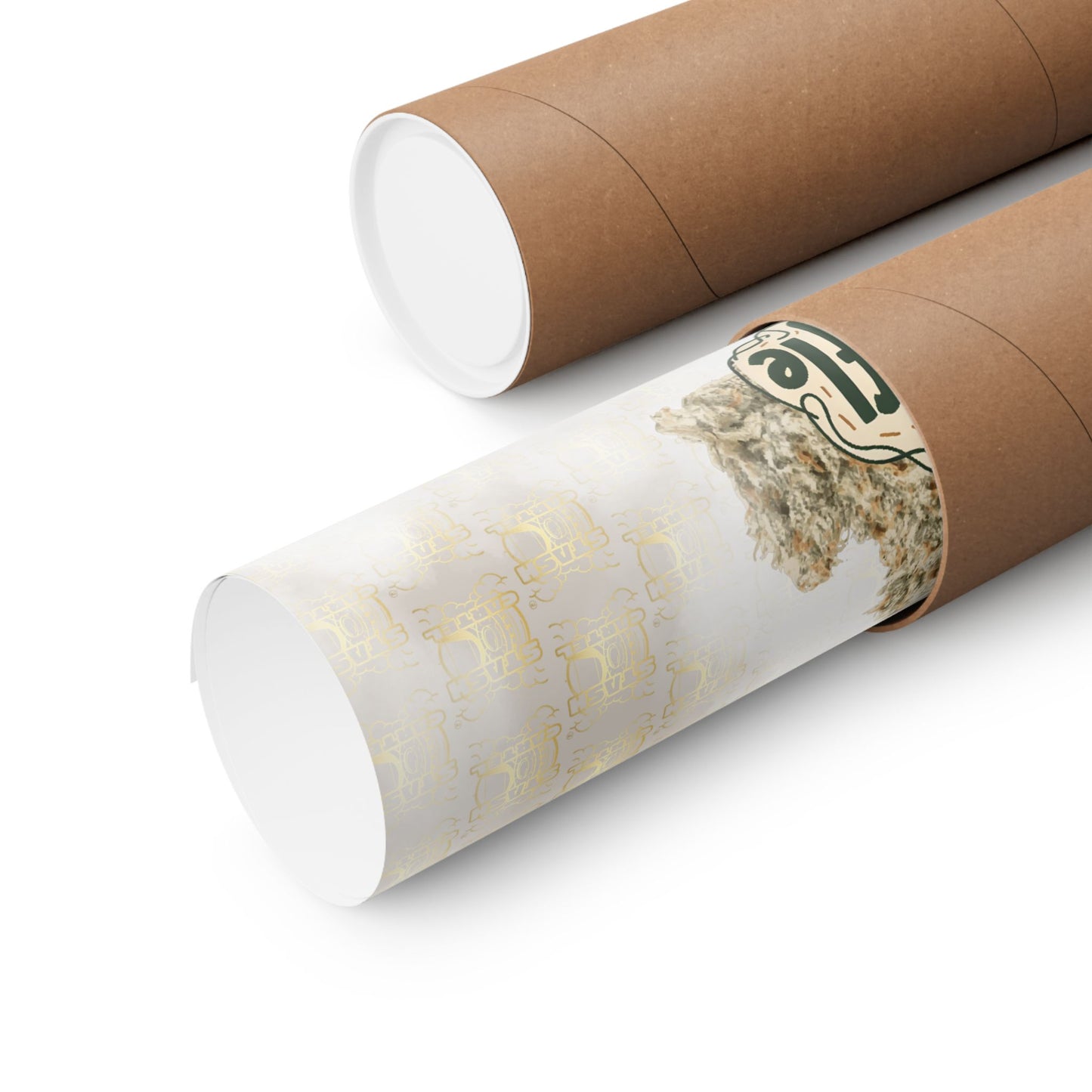 🍄💨 White Truffle Poster – Creamy Exotic Gas Poster with Velvet Indica Feel