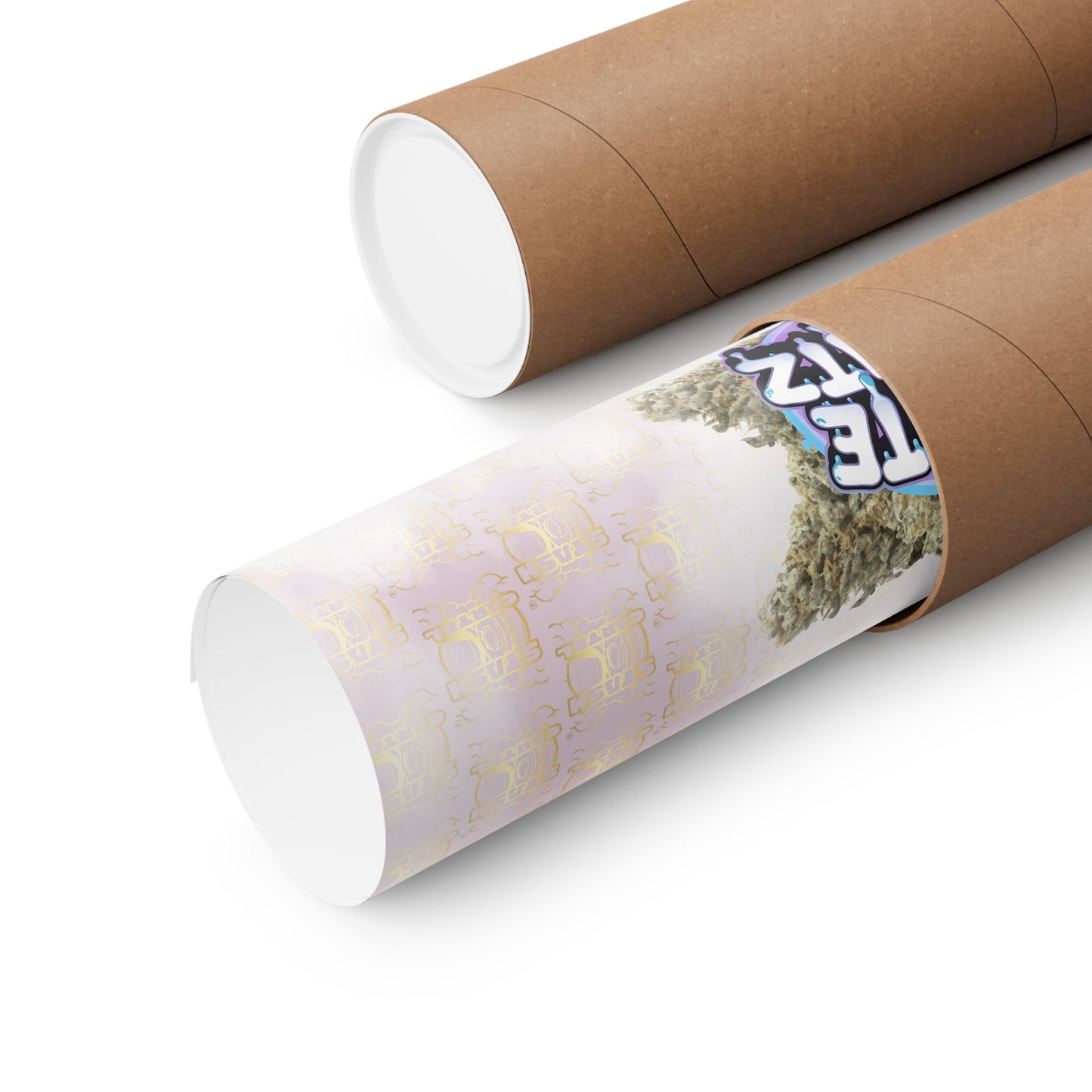 ❄️🎀 White Runtz Poster – Designer Candy Gas Hybrid Poster with Luxury Vibes