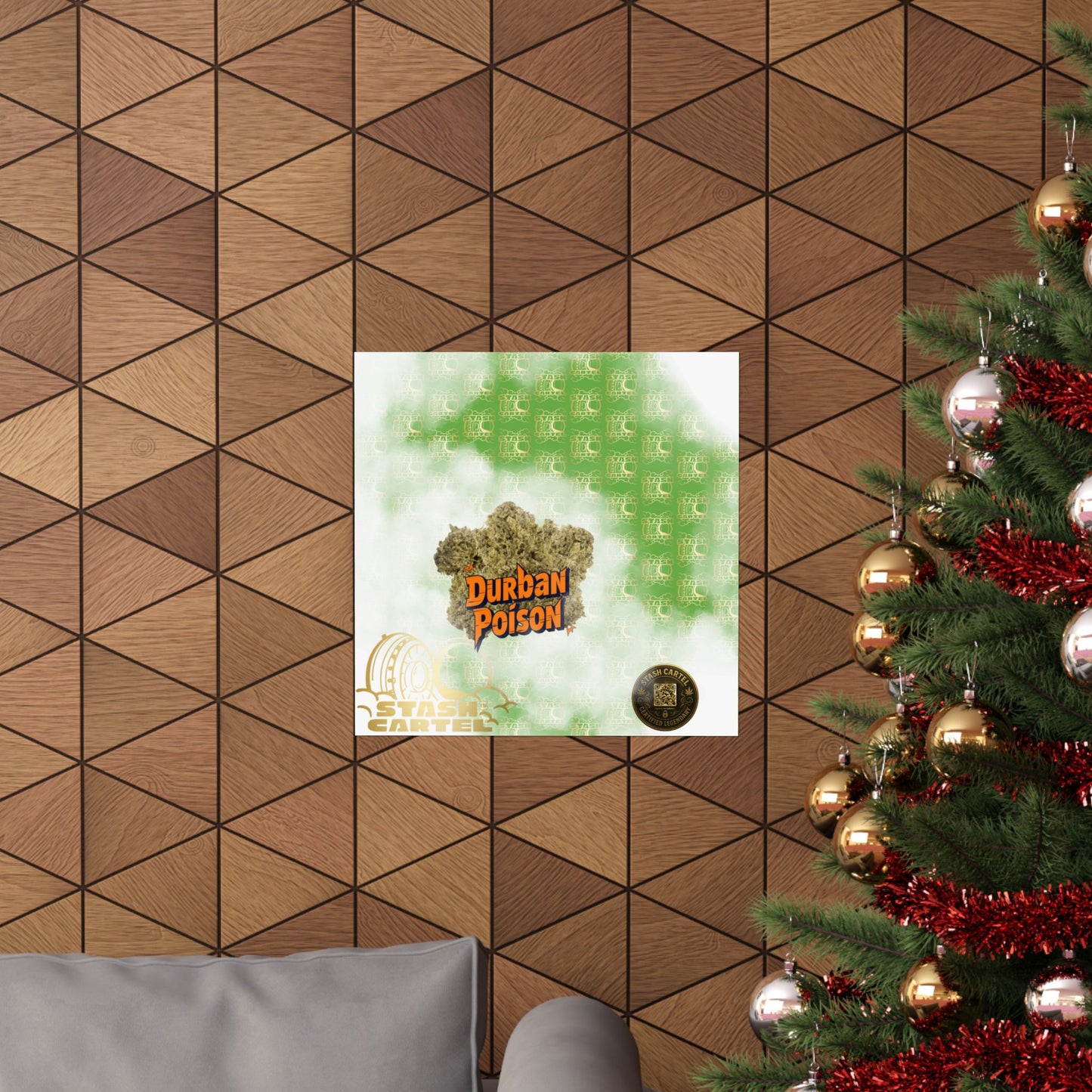 🌍 "Durban Poison" Pure Sativa Landrace Poster