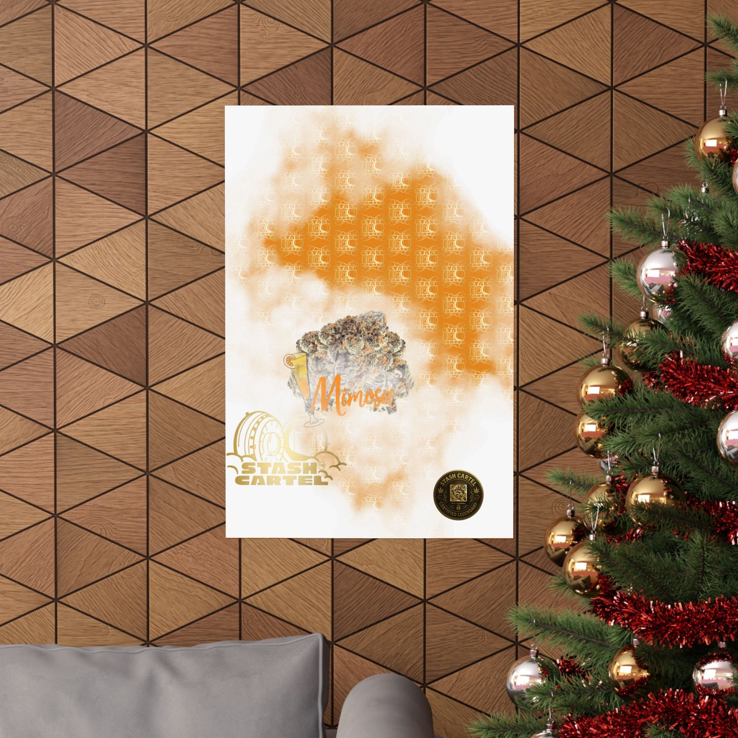🍾 "Mimosa" Citrus Sunrise Hybrid Poster Art