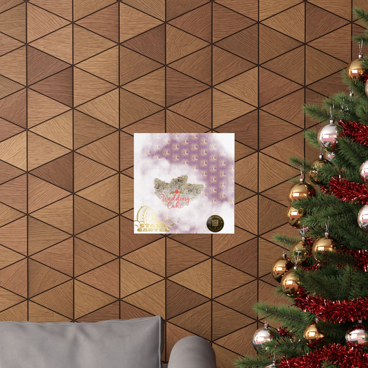 🎂 "Wedding Cake" Dessert Indica-Hybrid Poster