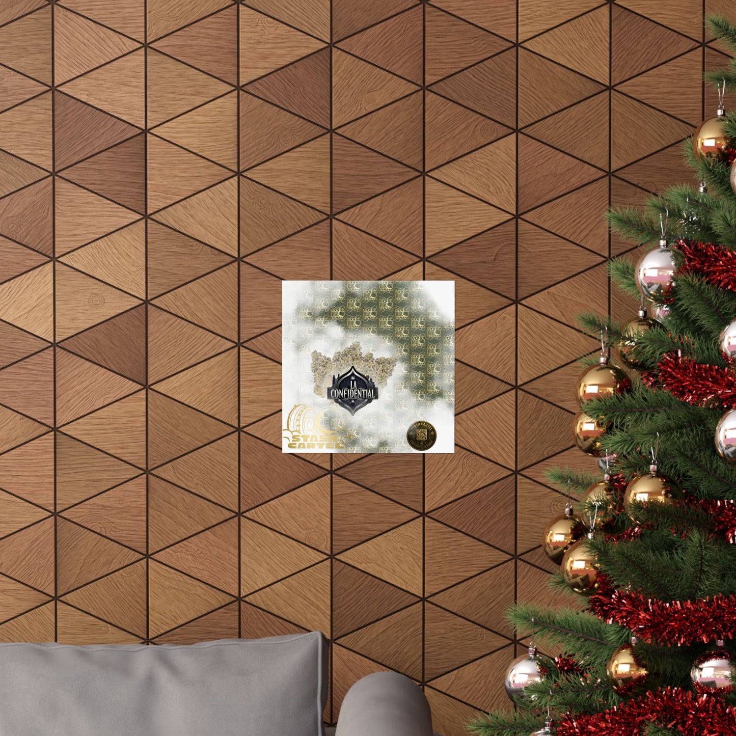 🌲 "LA Confidential" Old-School Kush Indica Poster