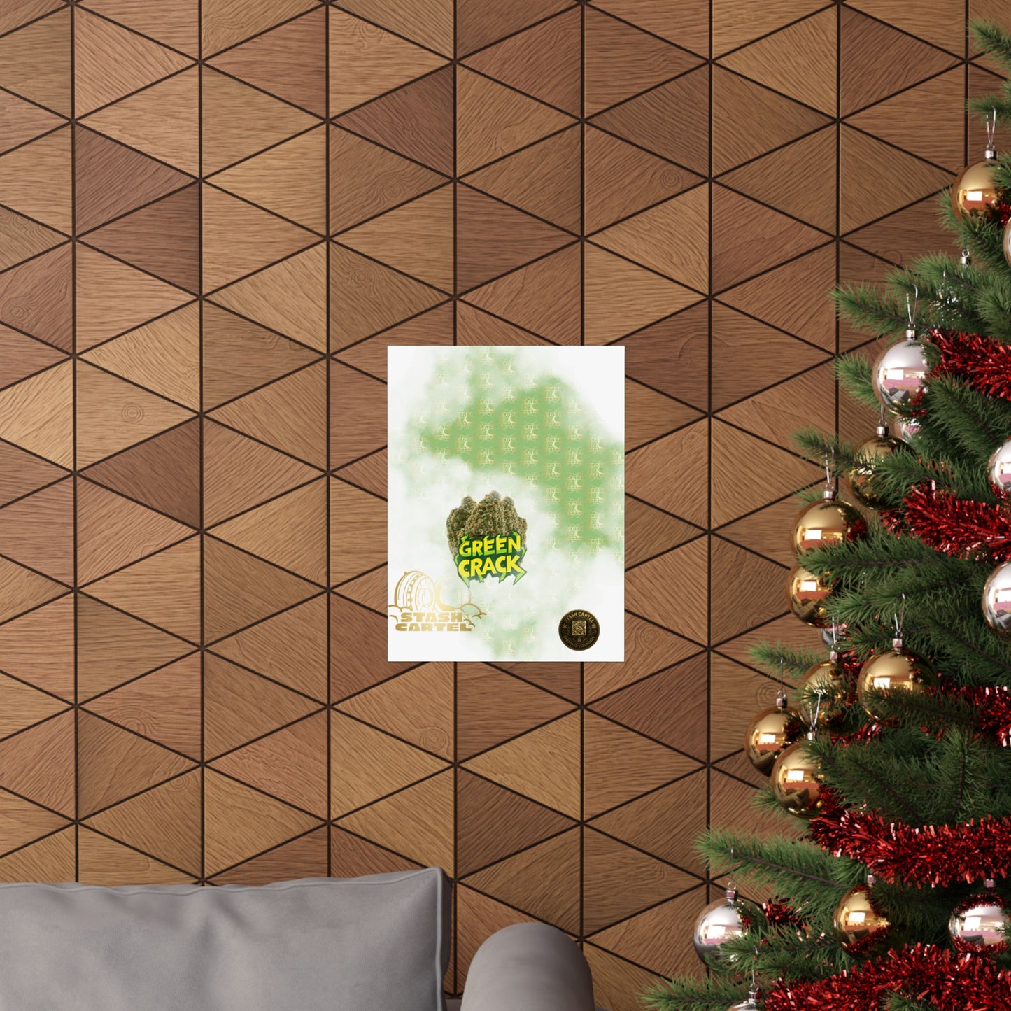 ⚡ "Green Crack" High-Energy Sativa Poster Print