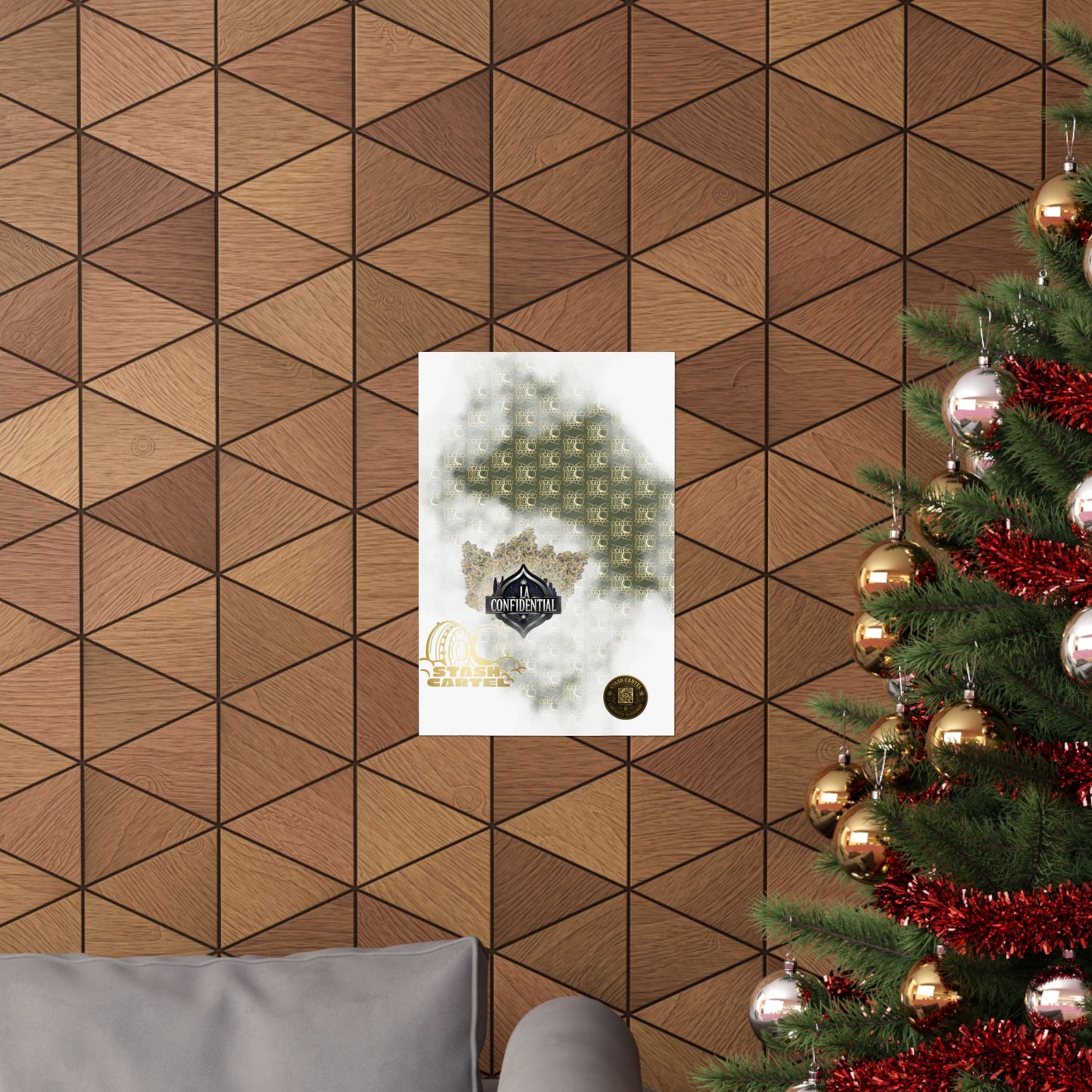 🌲 "LA Confidential" Old-School Kush Indica Poster