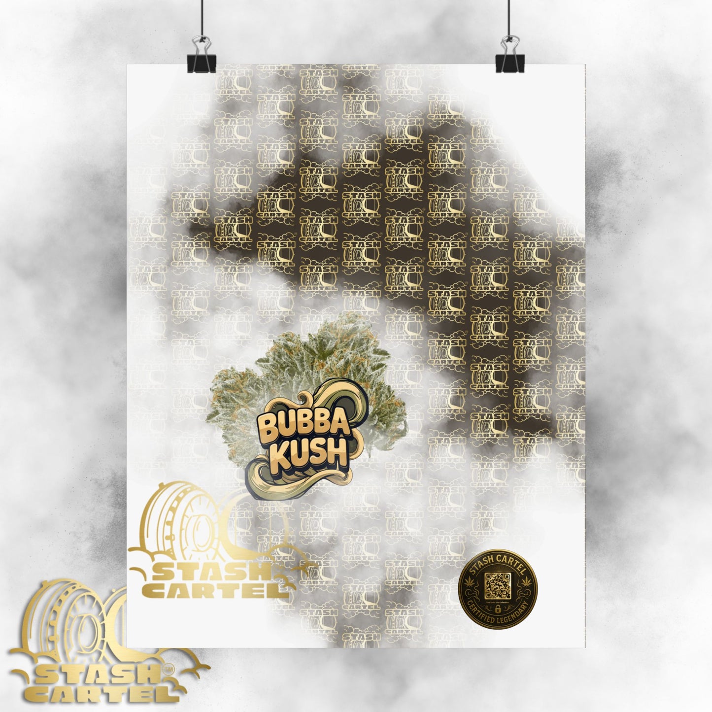 ☕ "Bubba Kush" Classic Nightcap Indica Poster