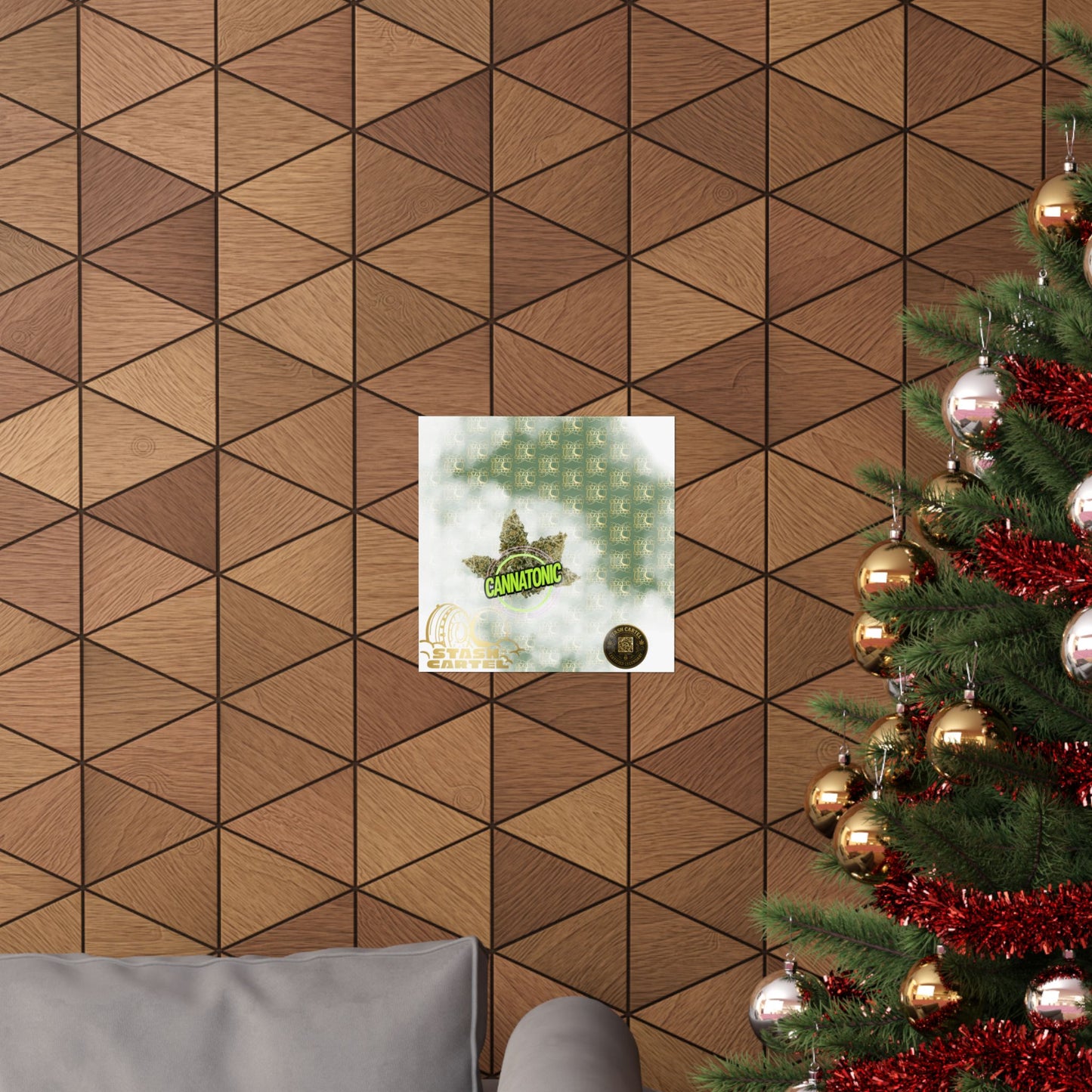 🧘‍♀️🌿 Cannatonic Poster – High-CBD Hybrid Wall Art for Calm, Clear-Headed Wellness