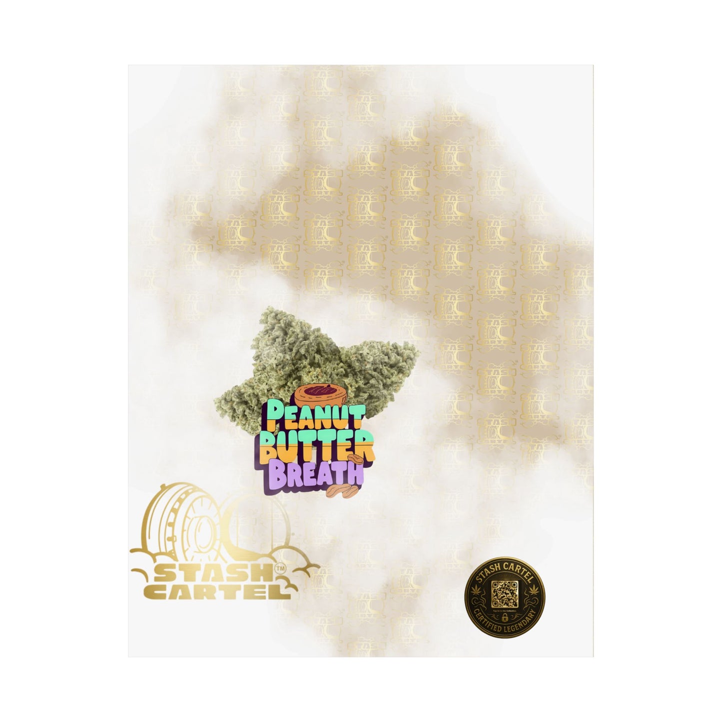 🥜🫁 Peanut Butter Breath Poster – Funky Hybrid Wall Poster for the Flavor Weirdos