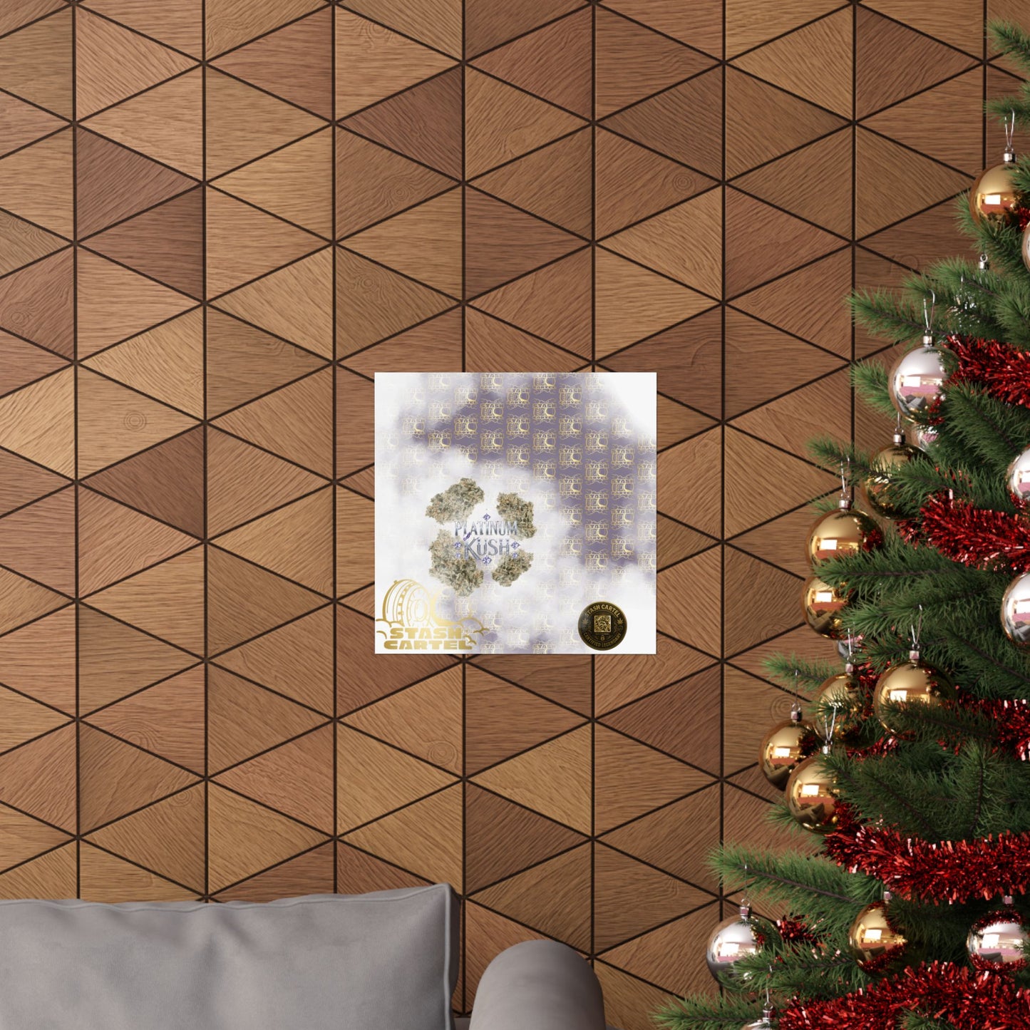 💎 "Platinum Kush" Luxurious Indica Poster