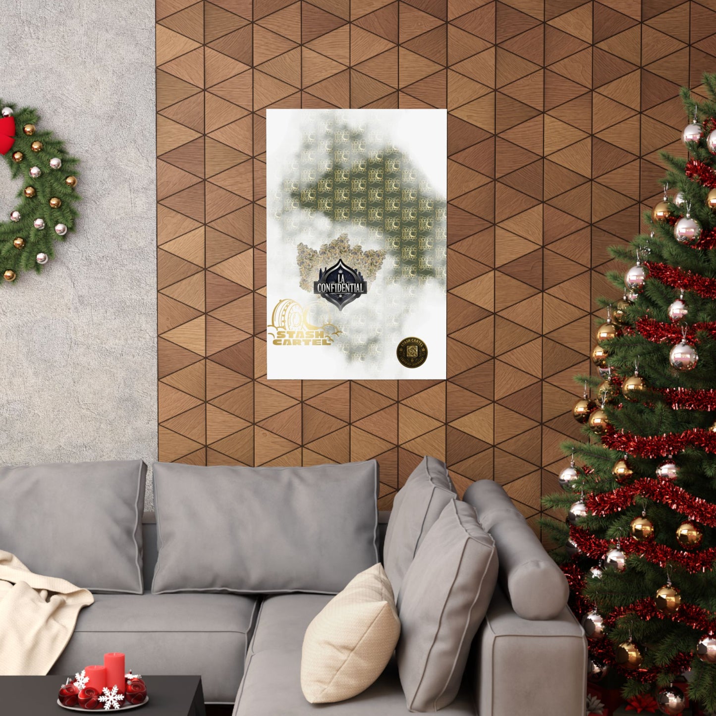 🌲 "LA Confidential" Old-School Kush Indica Poster