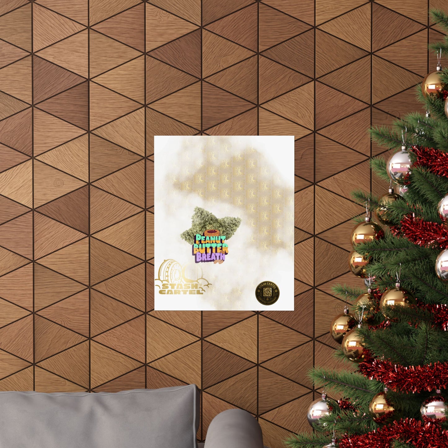 🥜🫁 Peanut Butter Breath Poster – Funky Hybrid Wall Poster for the Flavor Weirdos