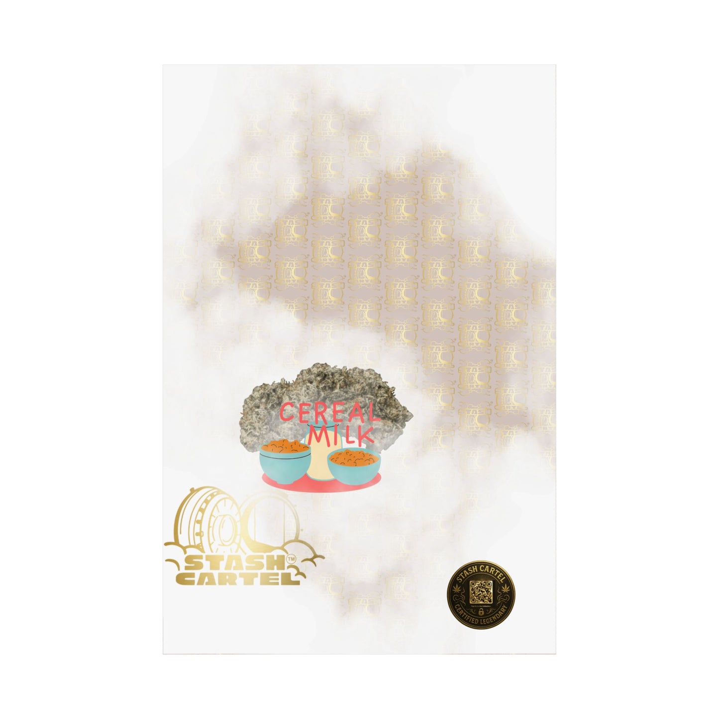 🥣🫧 "Cereal Milk" Hybrid Poster – Fruity Bowl of Terps