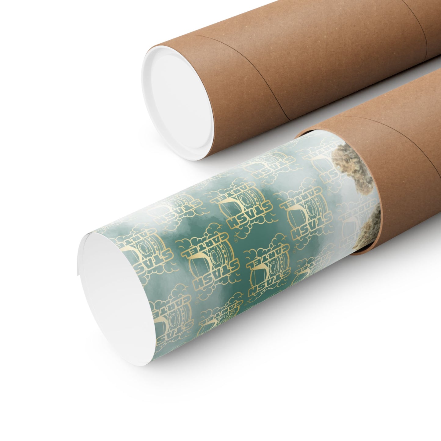 🏛️🌿 "Governmint Oasis" Hybrid Poster – Creamy Citrus Royalty