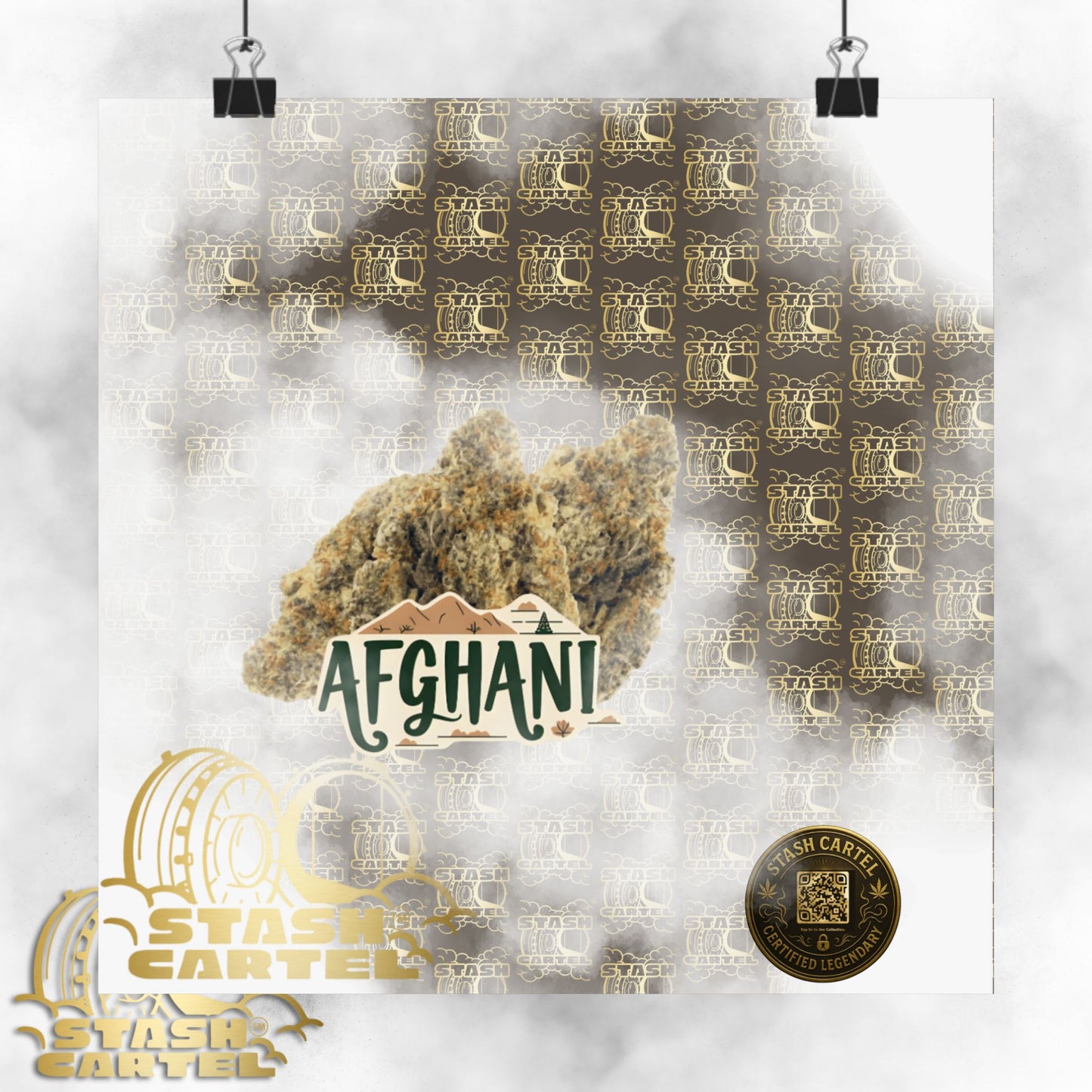 🧿 "Afghani" Landrace Indica Heritage Poster