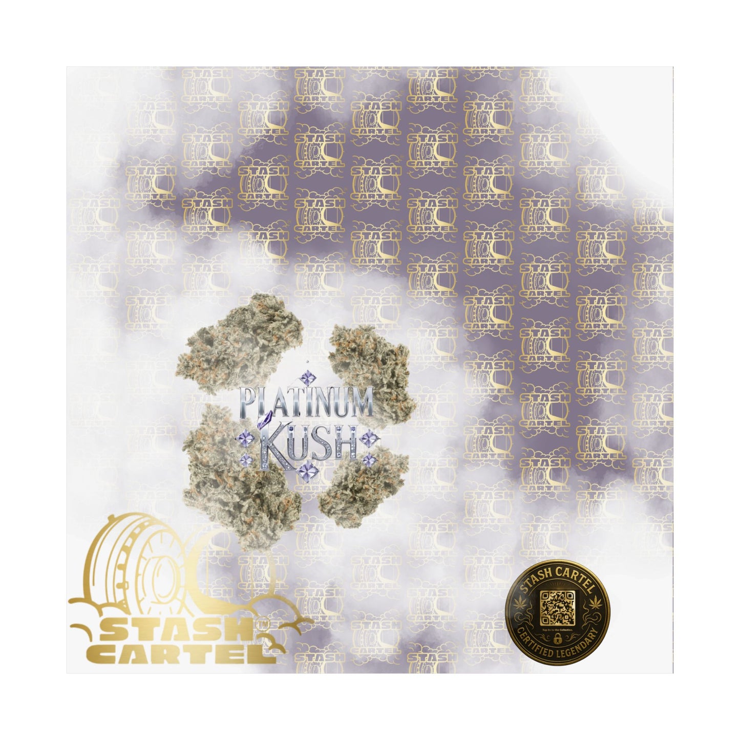 💎 "Platinum Kush" Luxurious Indica Poster