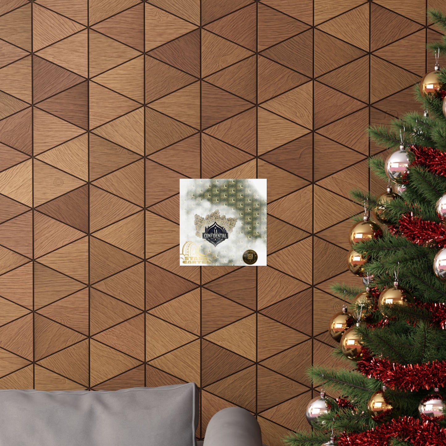 🌲 "LA Confidential" Old-School Kush Indica Poster