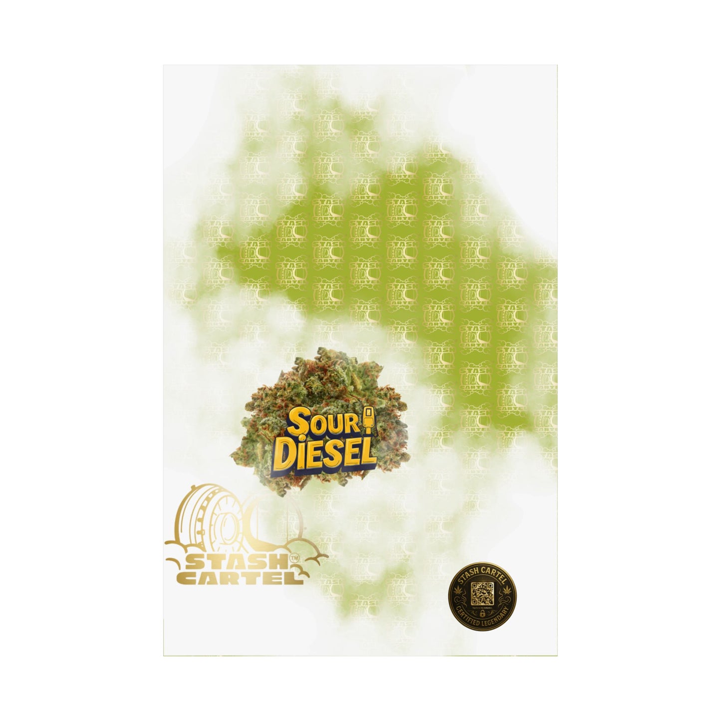 ⚡ "Sour Diesel" Electric Sativa Drip Poster