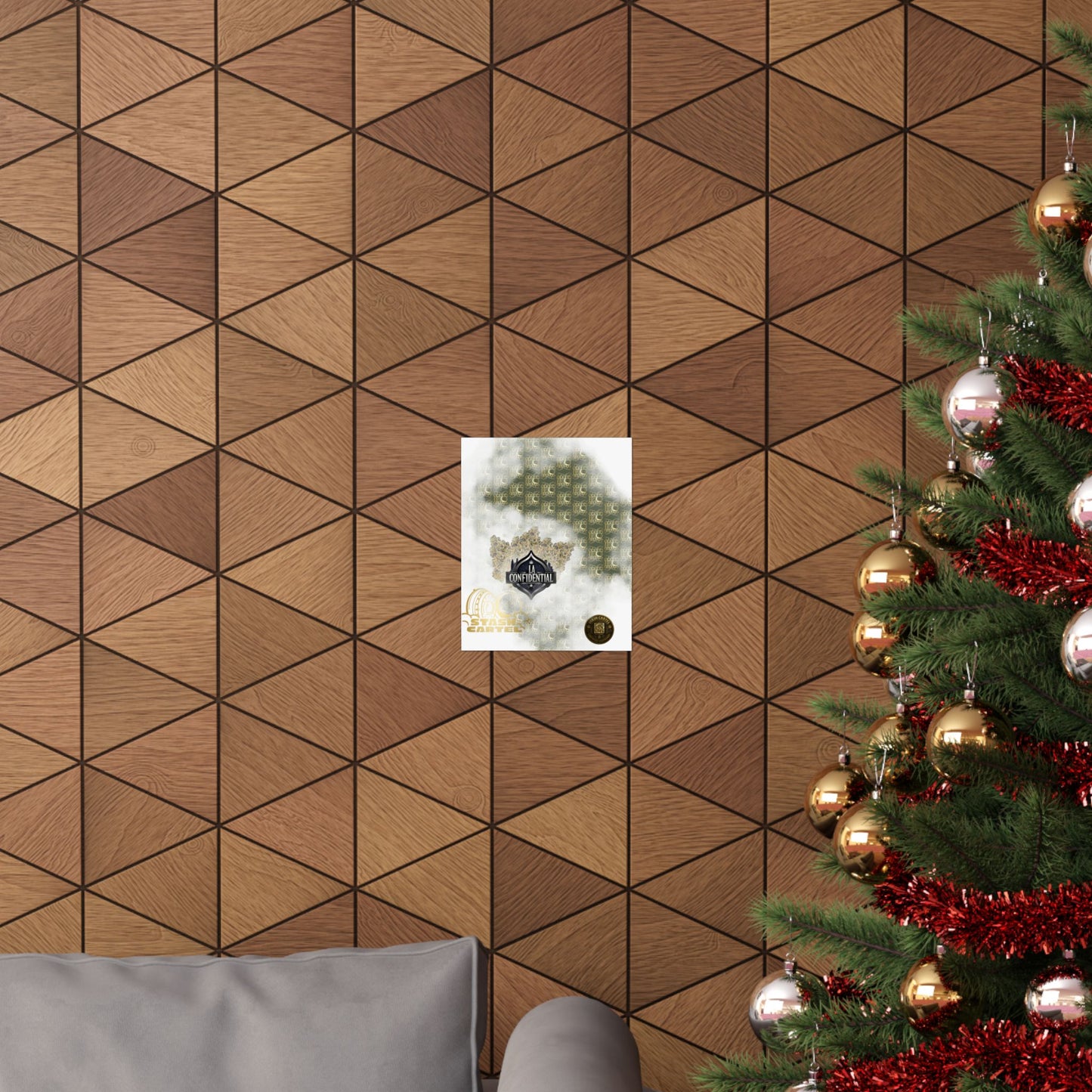 🌲 "LA Confidential" Old-School Kush Indica Poster