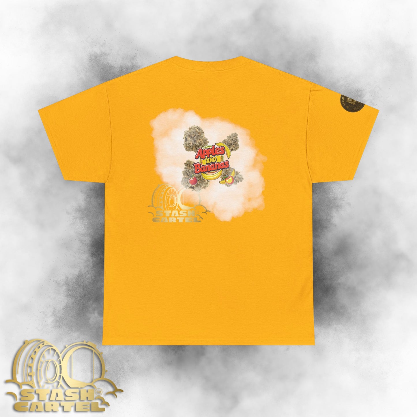 Apples And Bananas Tee – Fruity Funk Hybrid Unisex Cotton Tee