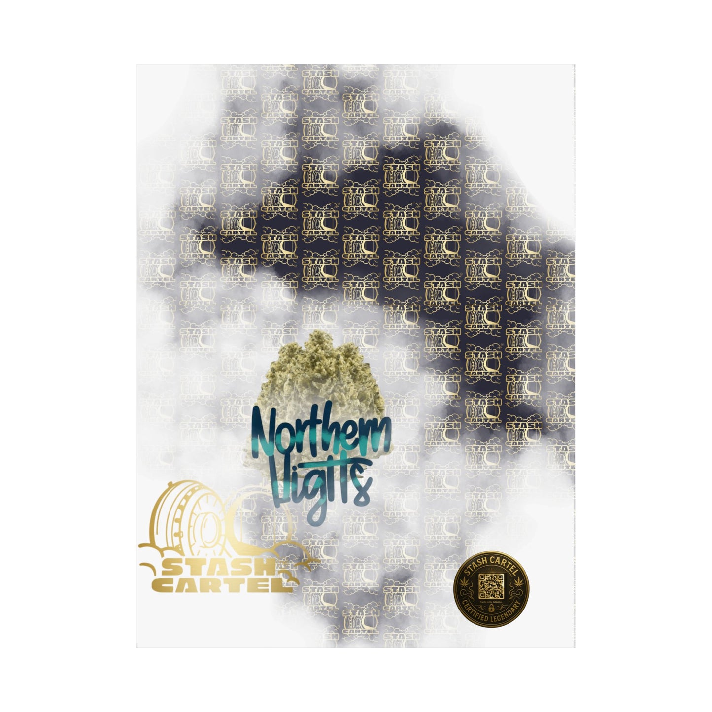 🌌 "Northern Lights" Deep Space Indica Poster