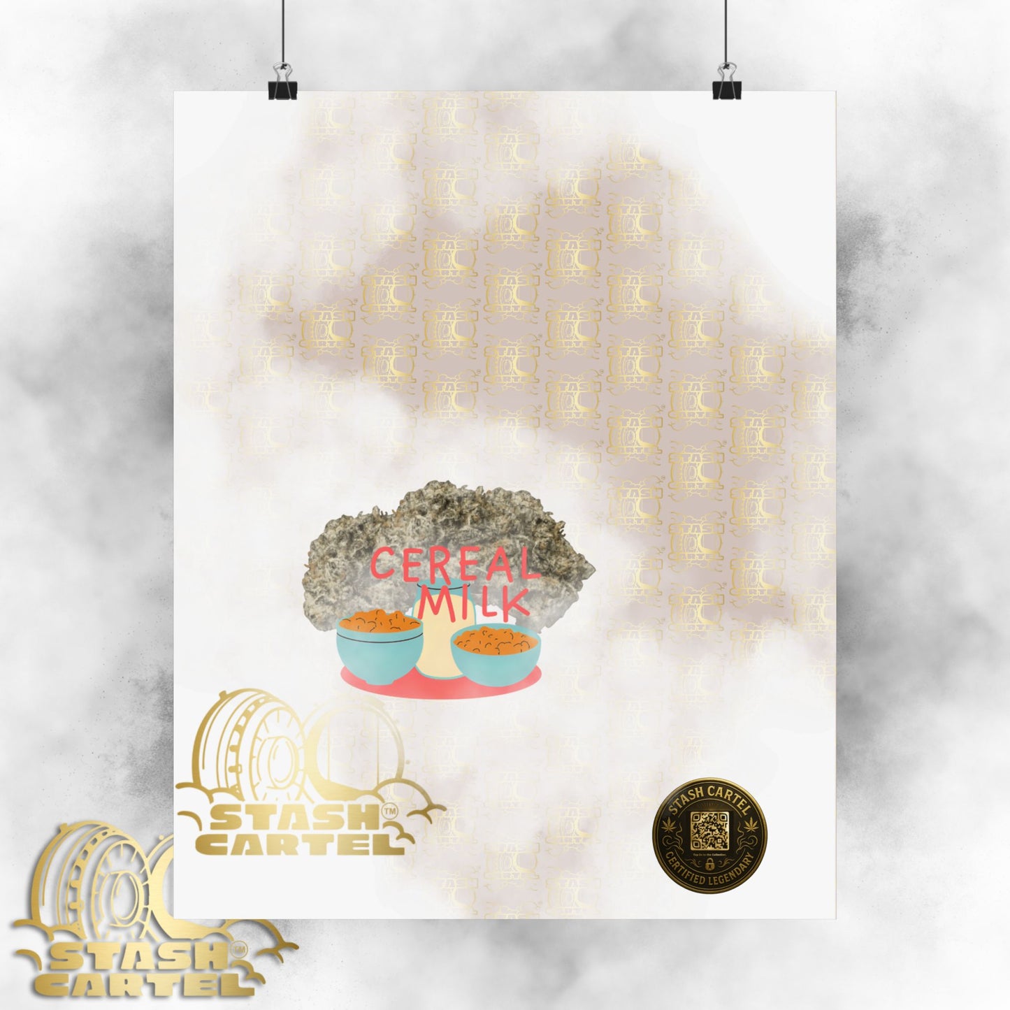 🥣🫧 "Cereal Milk" Hybrid Poster – Fruity Bowl of Terps