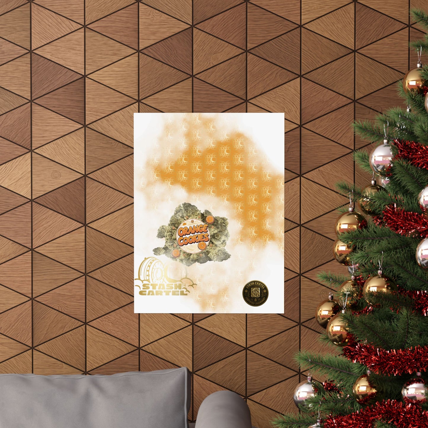 🍊🍪 Orange Cookies Poster – Zesty Cookie Gas Hybrid Poster with Citrus Burst