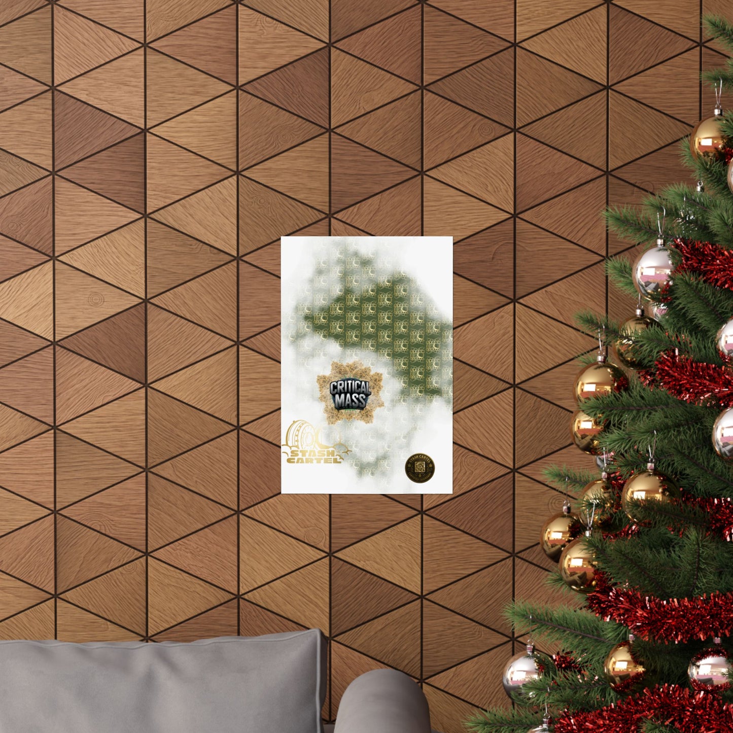 💥 "Critical Mass" Couch-Lock Indica Poster